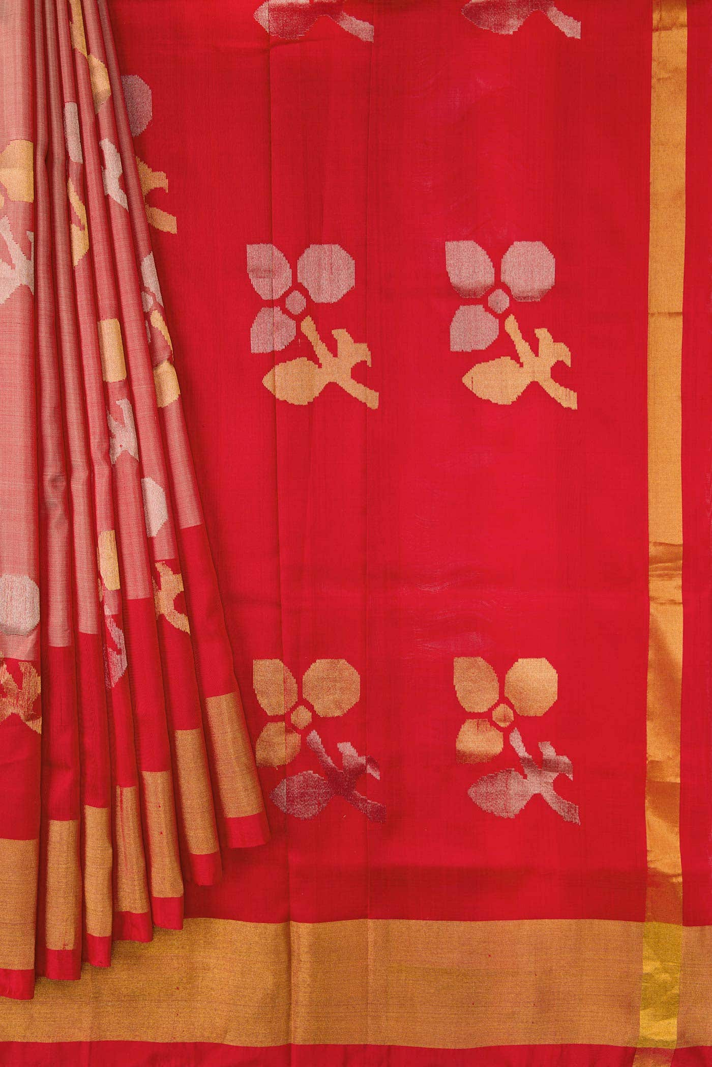 Maroon Uppada Silk Saree