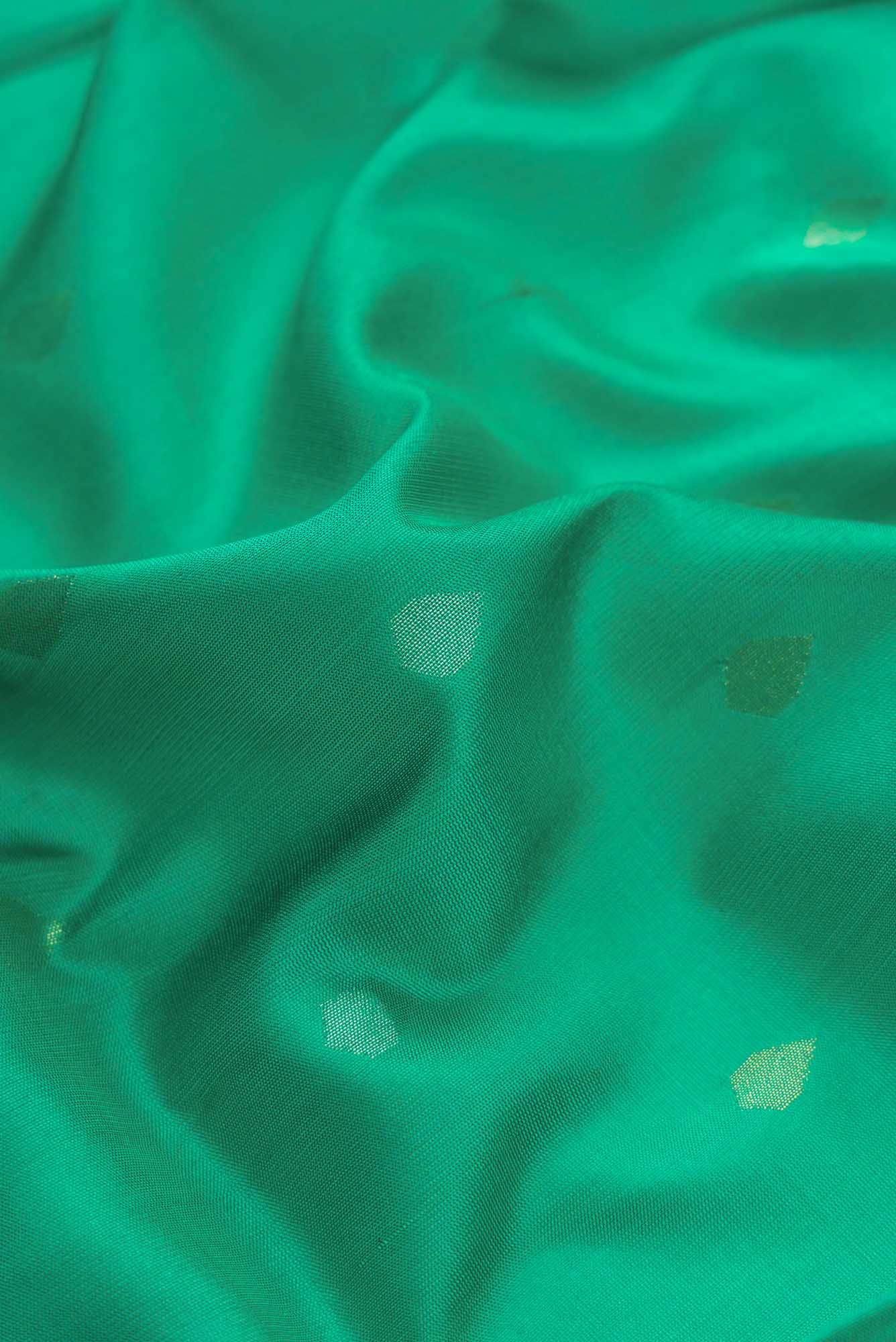 Green Dual Tone Uppada Silk Saree