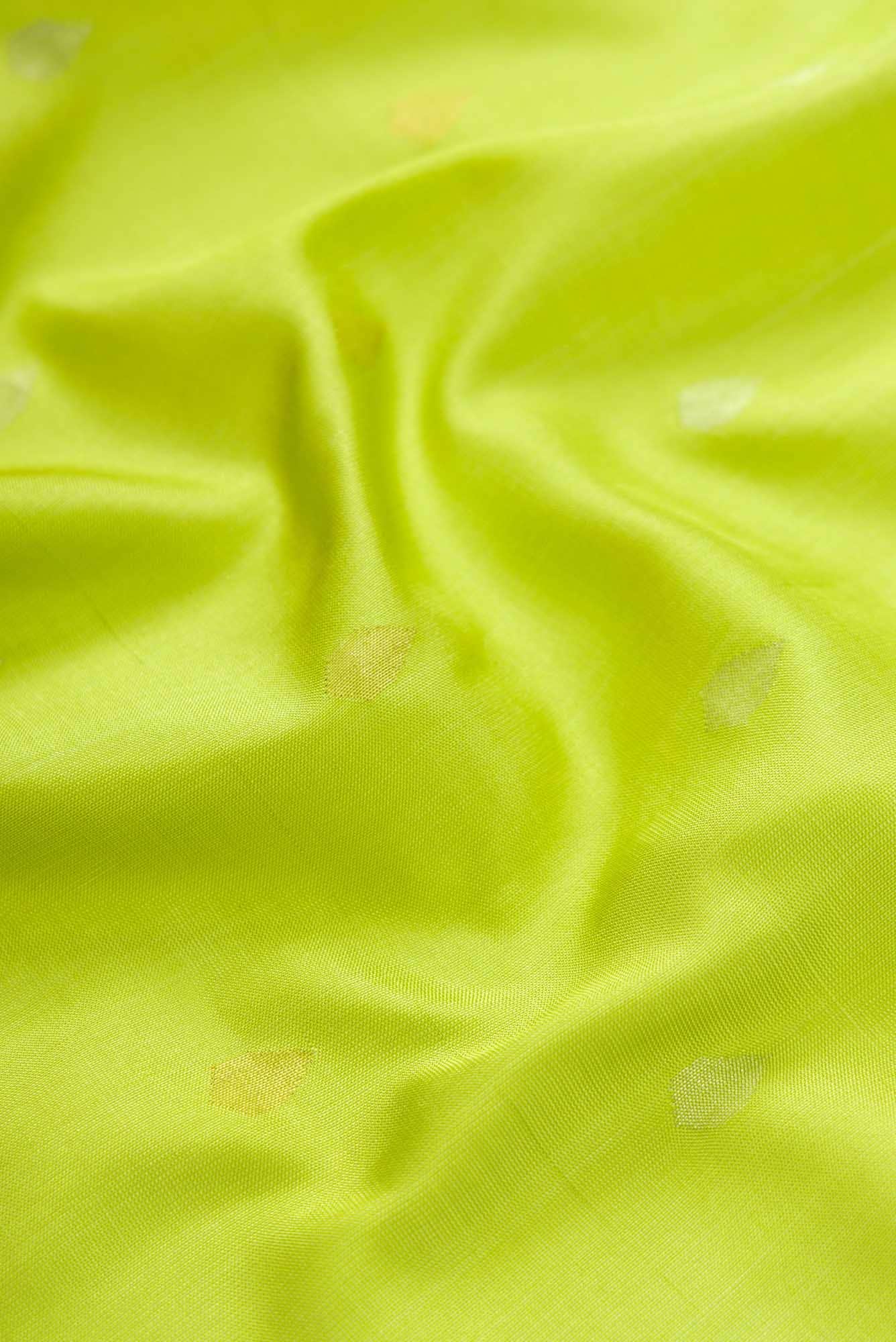 Parrot Green Dual Tone Uppada Silk Saree