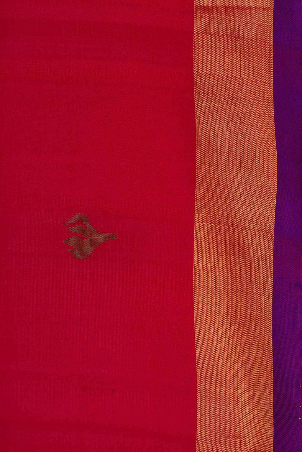 Red Dual Tone Uppada Silk Saree