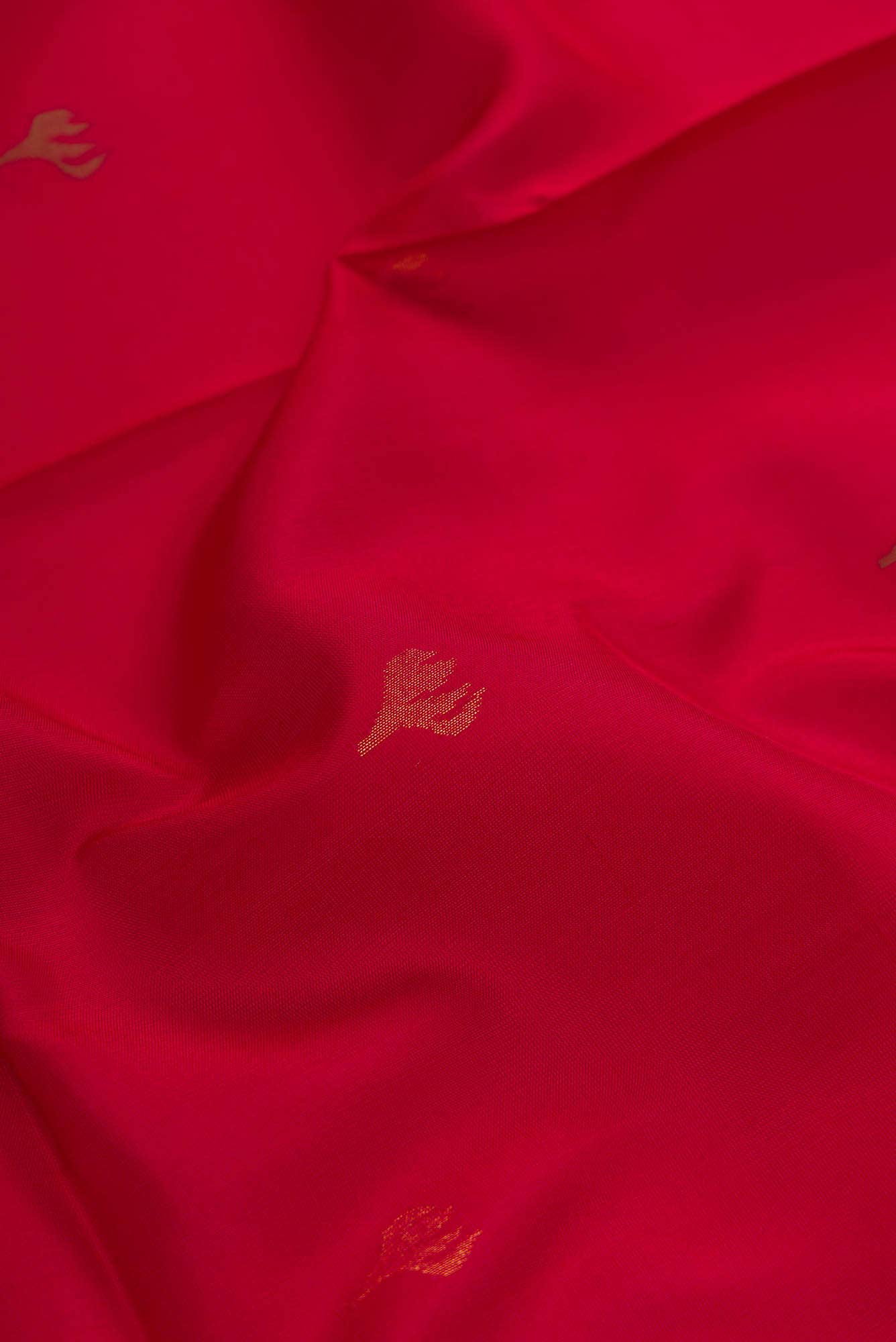 Red Dual Tone Uppada Silk Saree