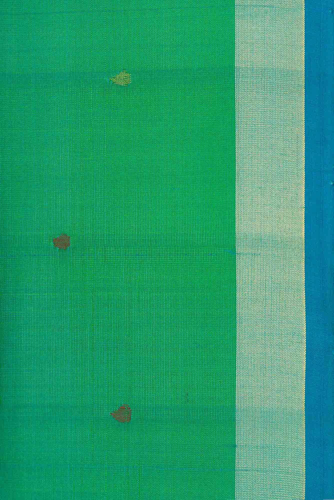 Green Dual Tone Uppada Silk Saree