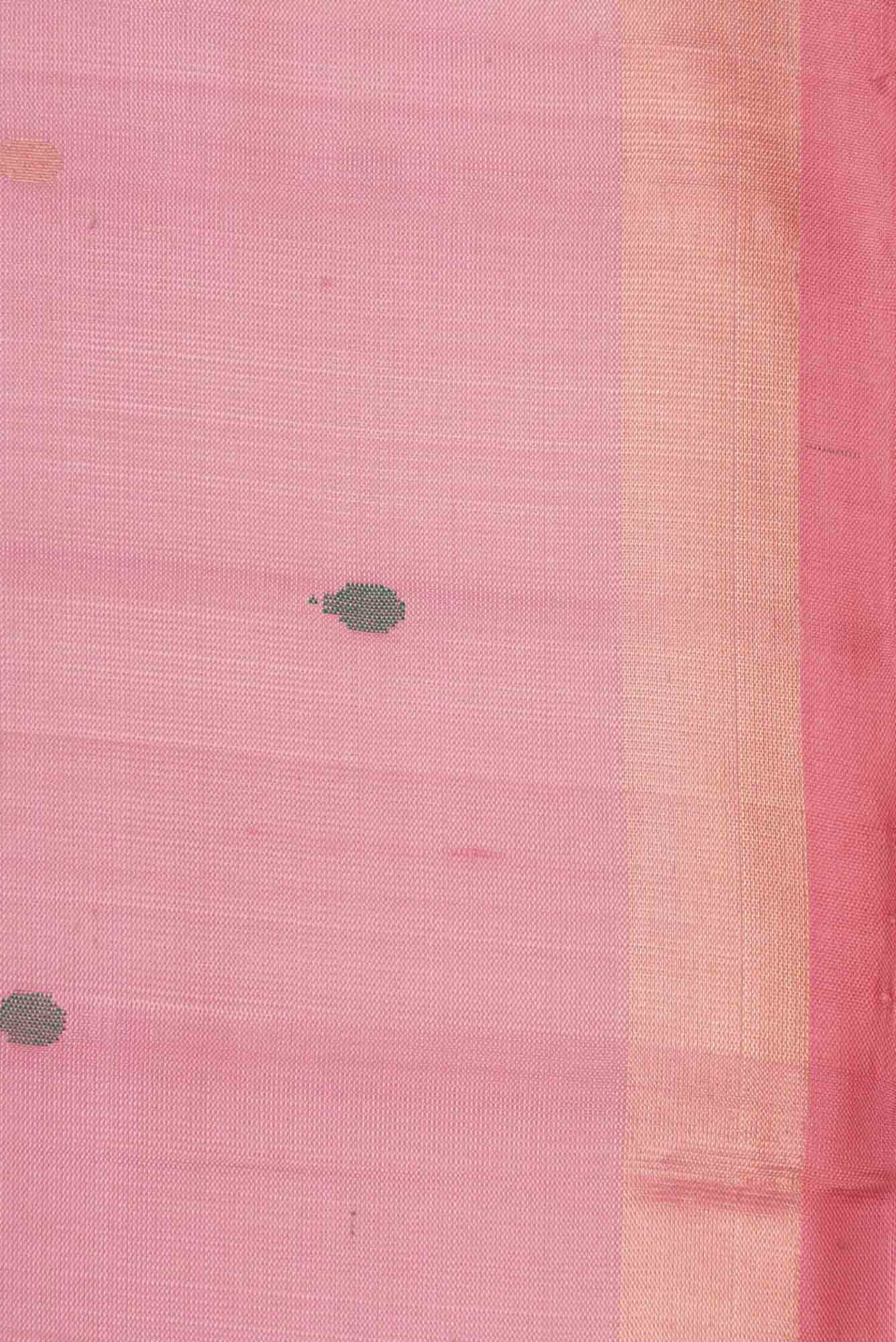 Pink Dual Tone Uppada Silk Saree