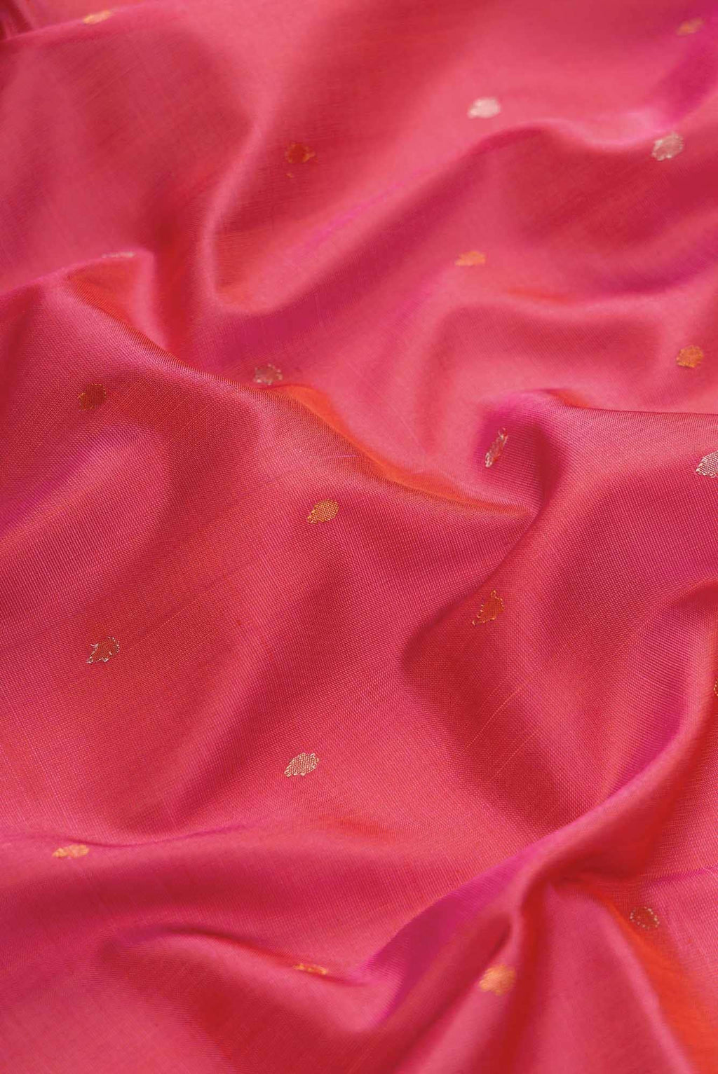 Orange Dual Tone Uppada Silk Saree