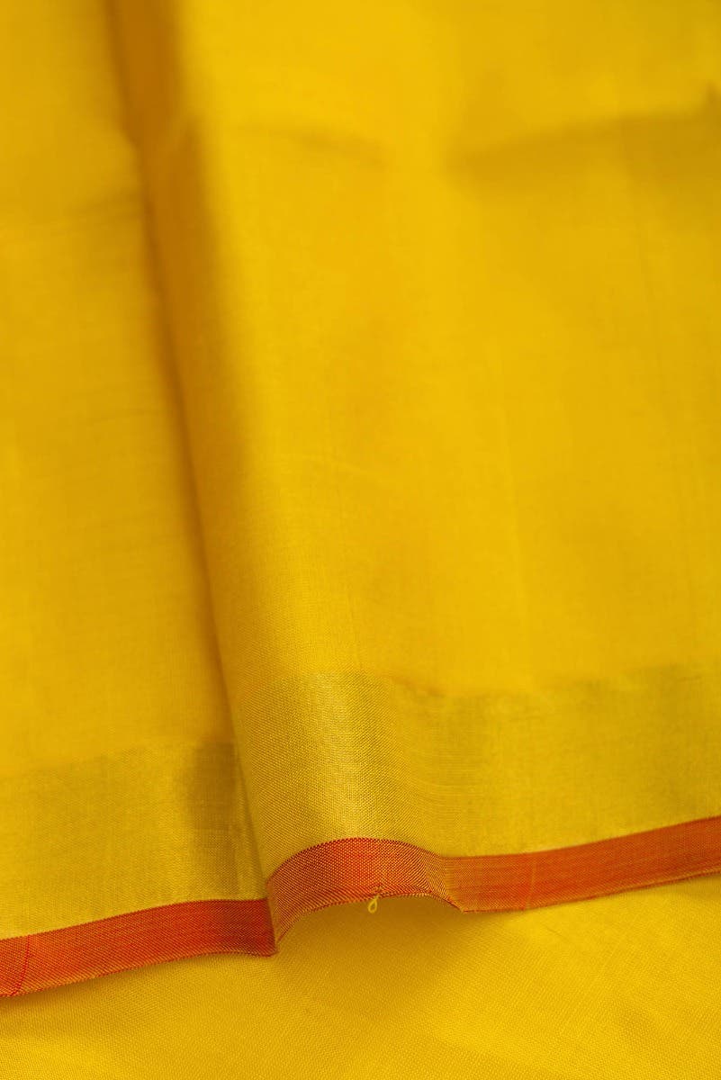 Mustard Dual Tone Uppada Silk Saree