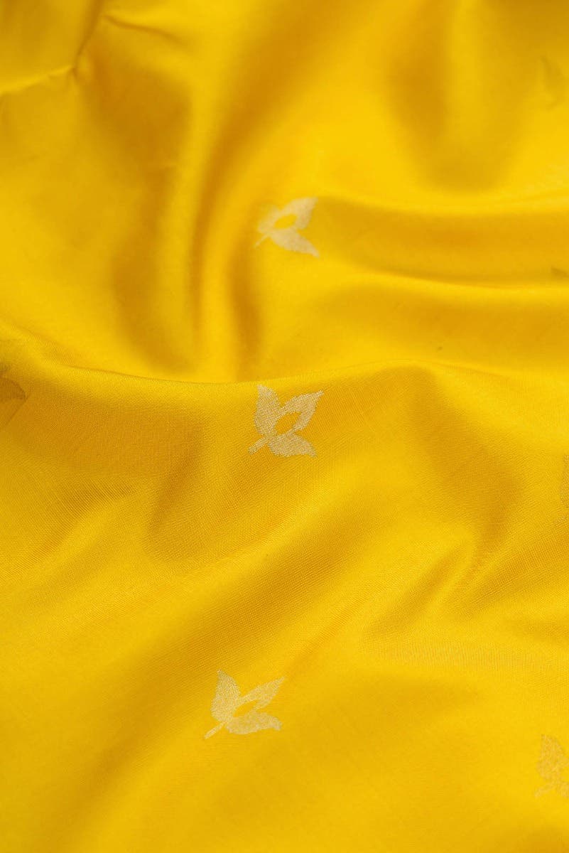 Mustard Dual Tone Uppada Silk Saree