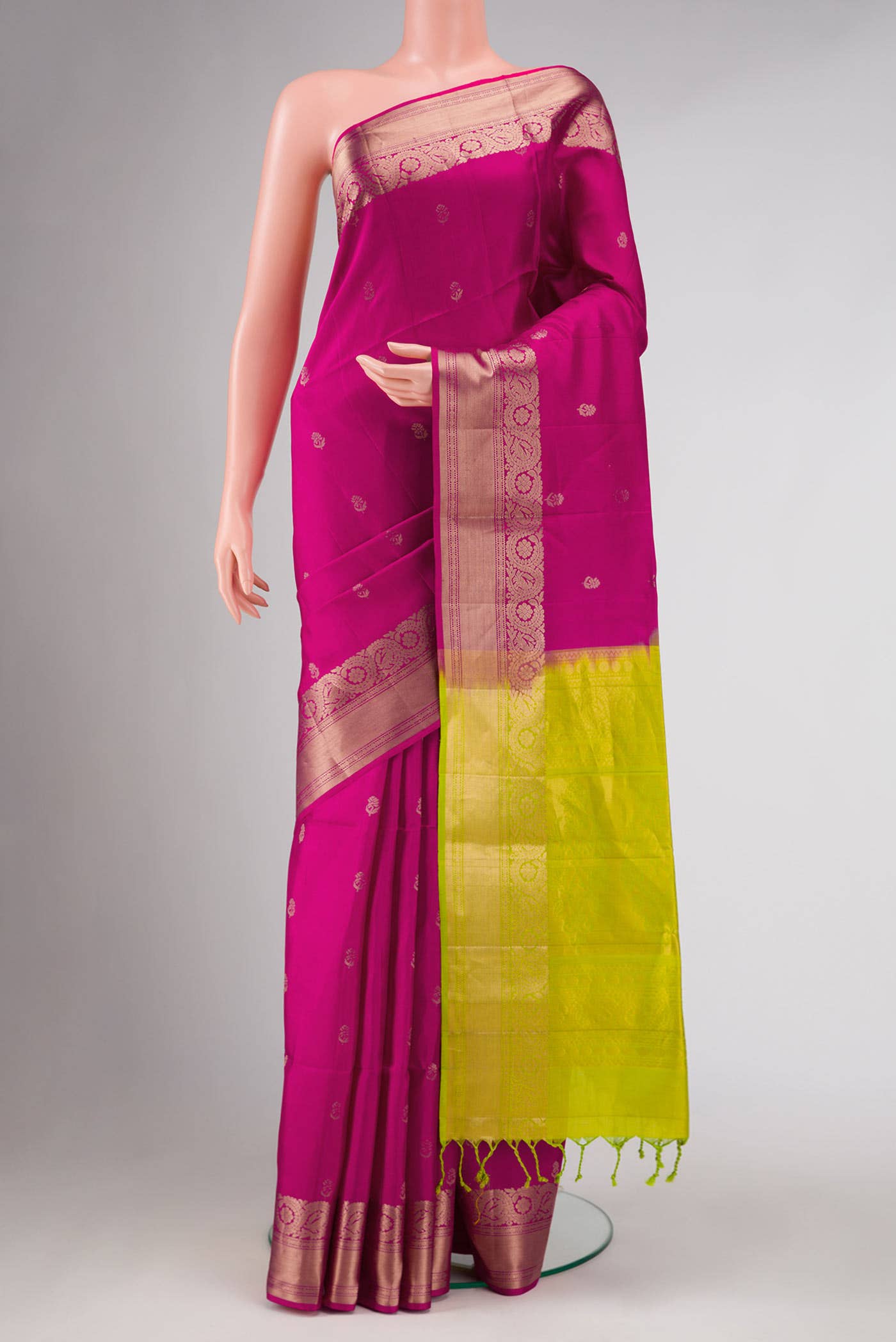 Pink Soft Silk Saree