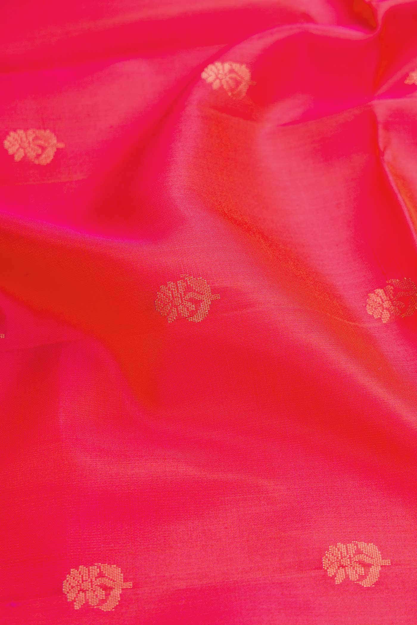 Pink Dual Tone Soft Silk Saree