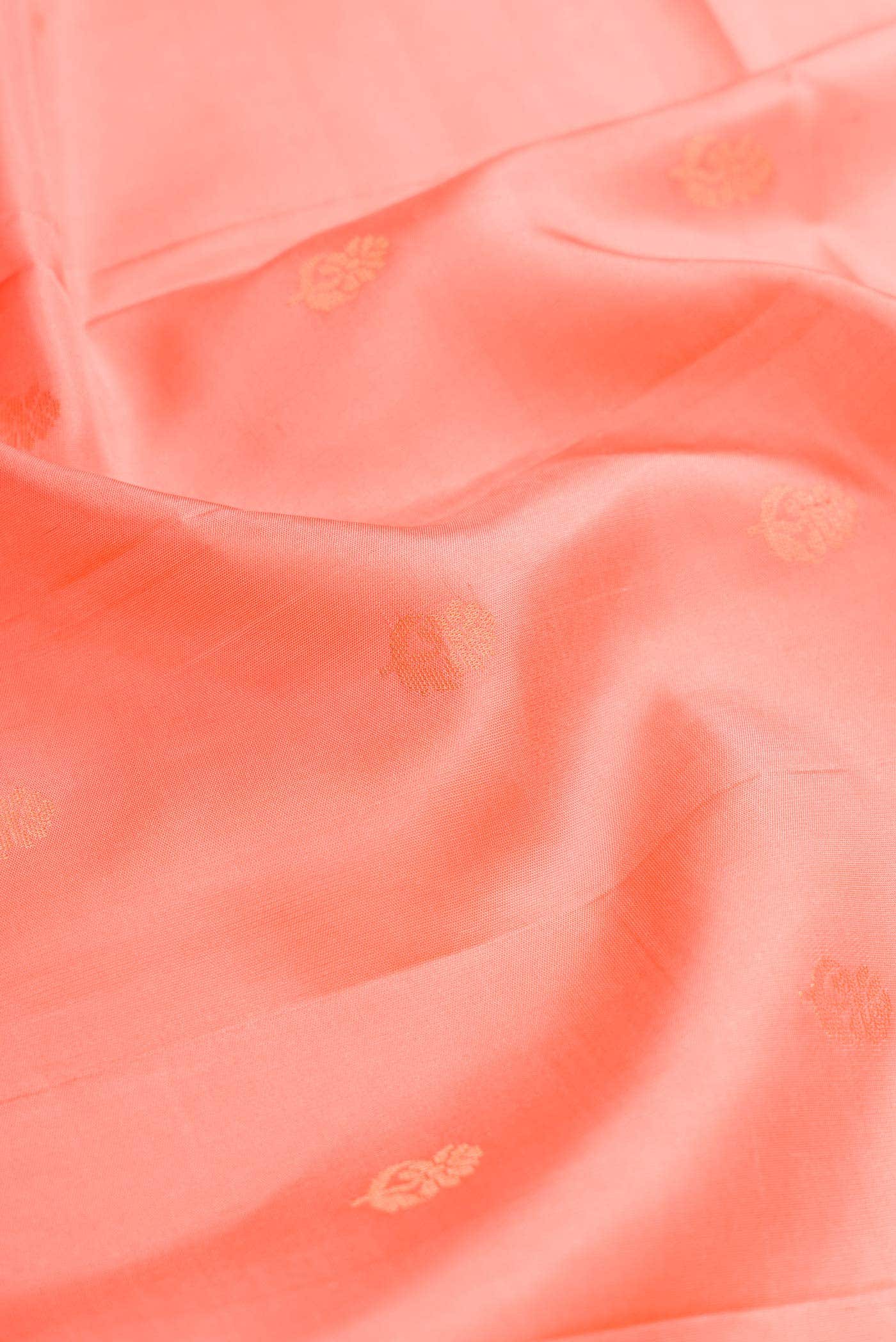 Peach Soft Silk Saree