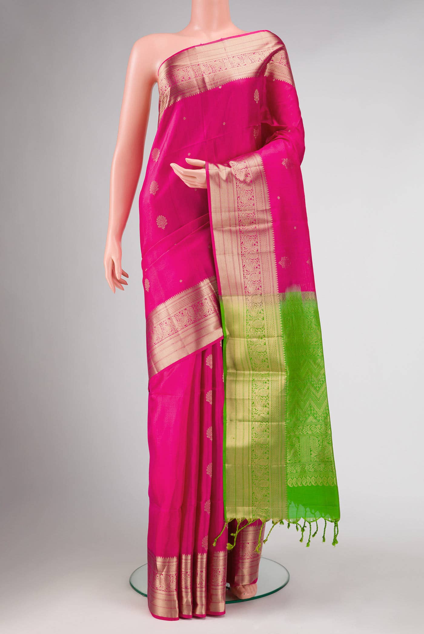 Pink Soft Silk Saree