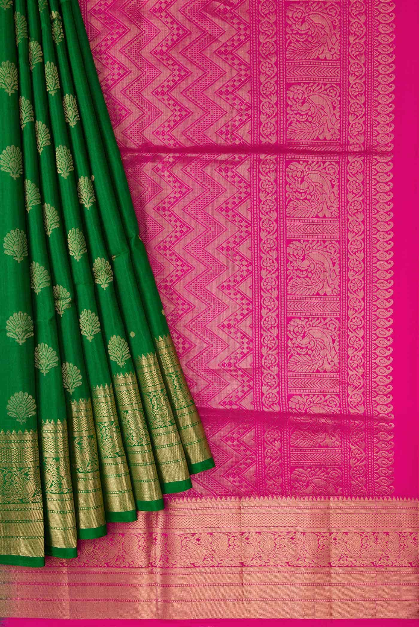 Green Soft Silk Saree