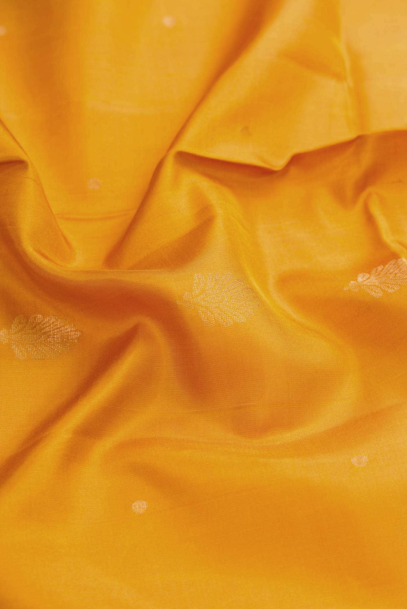 Mustard Dual Tone Soft Silk Saree