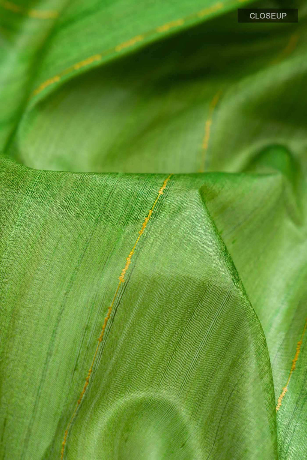 Green Tussar Silk Saree