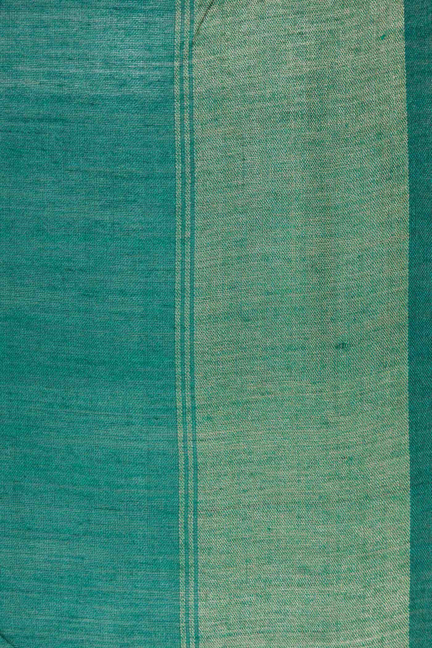 Green Tussar Silk Saree