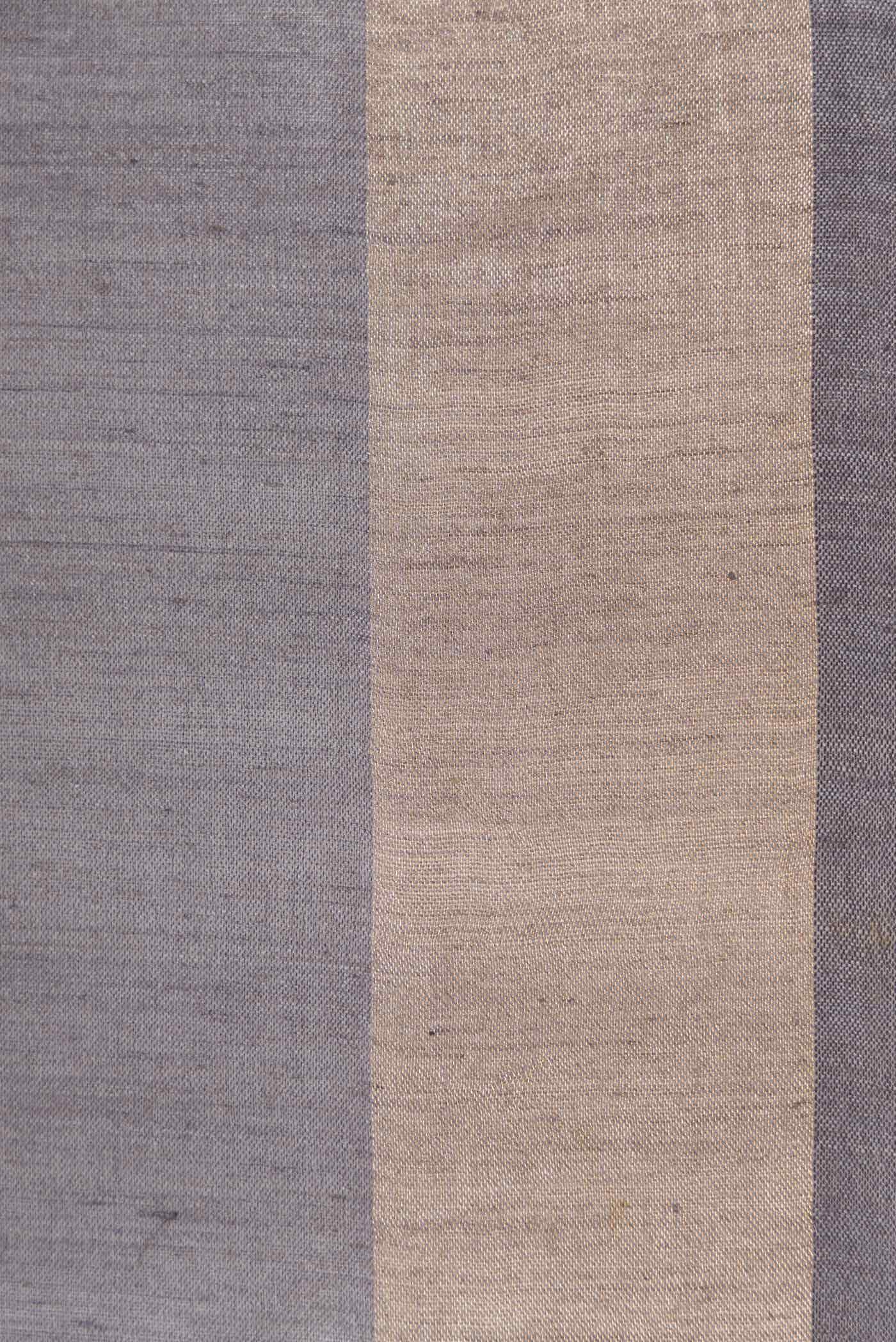 Grey Dual Tone Tussar Silk Saree