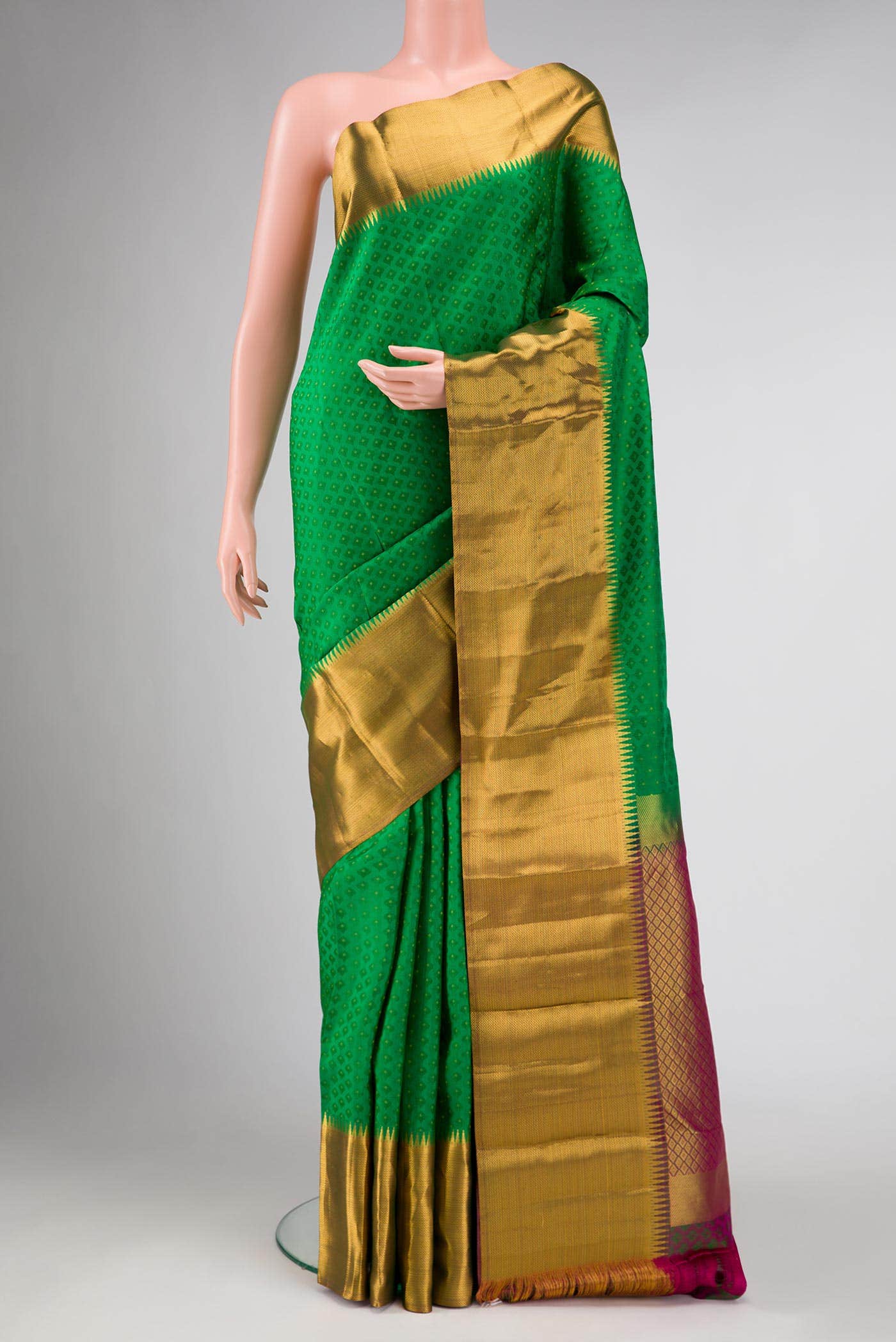 Green Kanchipuram Silk Saree