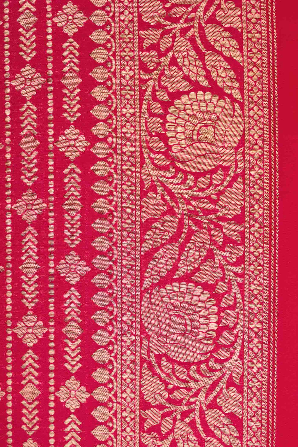 Imperial Pink Dual Tone Banarasi Silk Saree