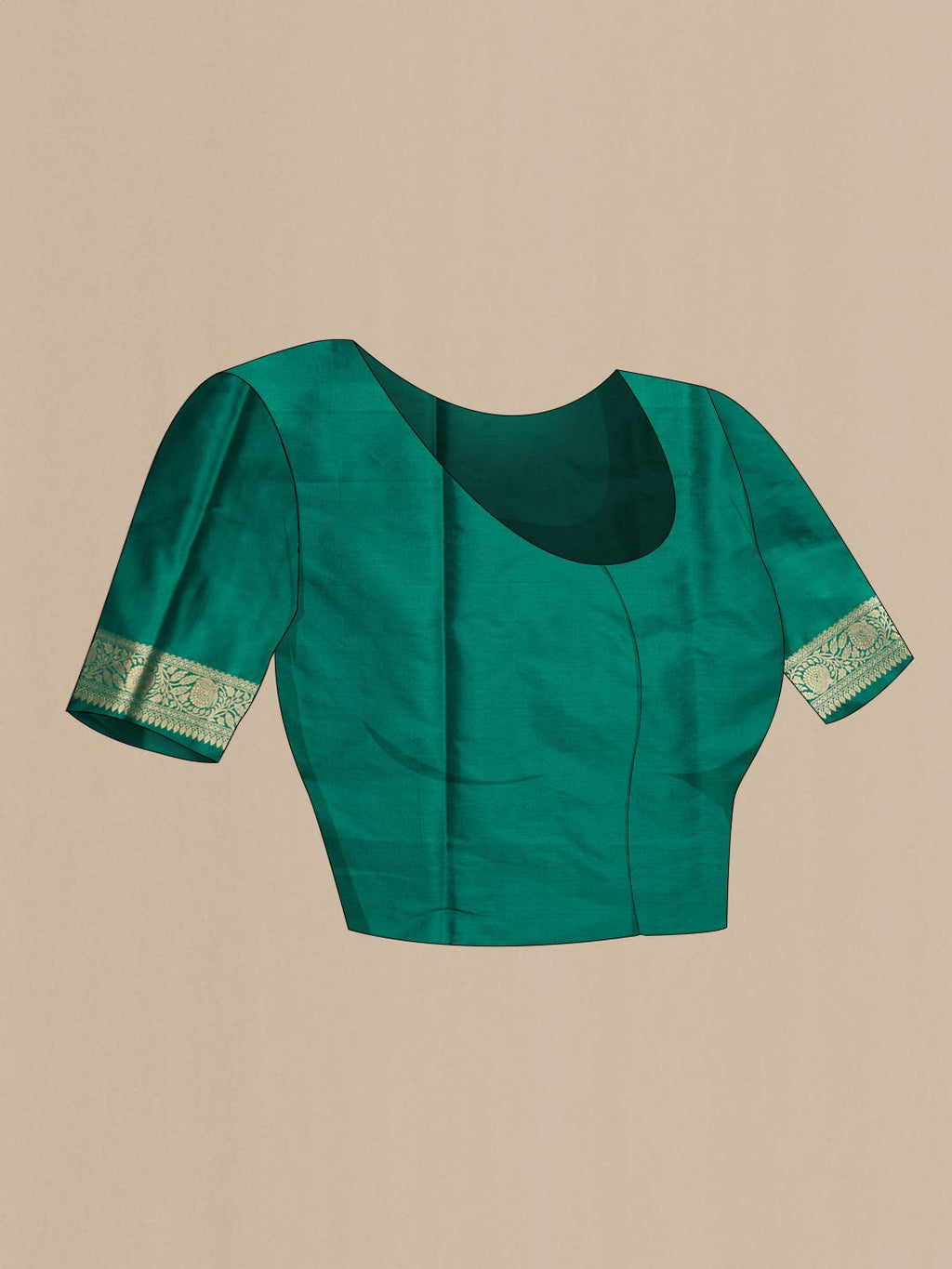 Green Banarasi Silk Saree
