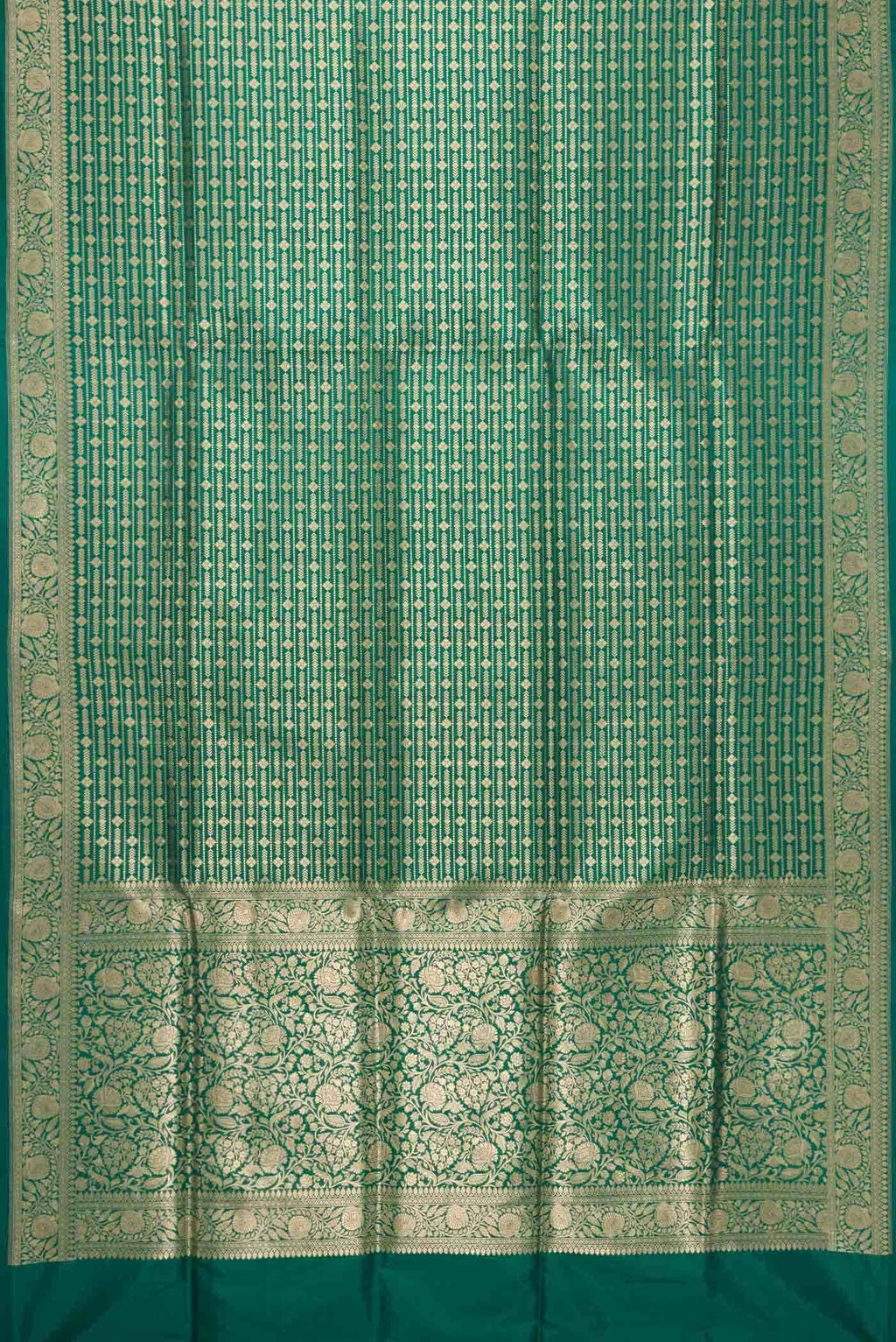 Green Banarasi Silk Saree