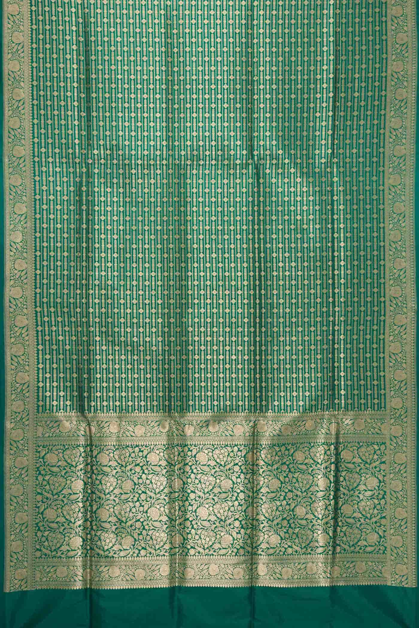 Green Banarasi Silk Saree