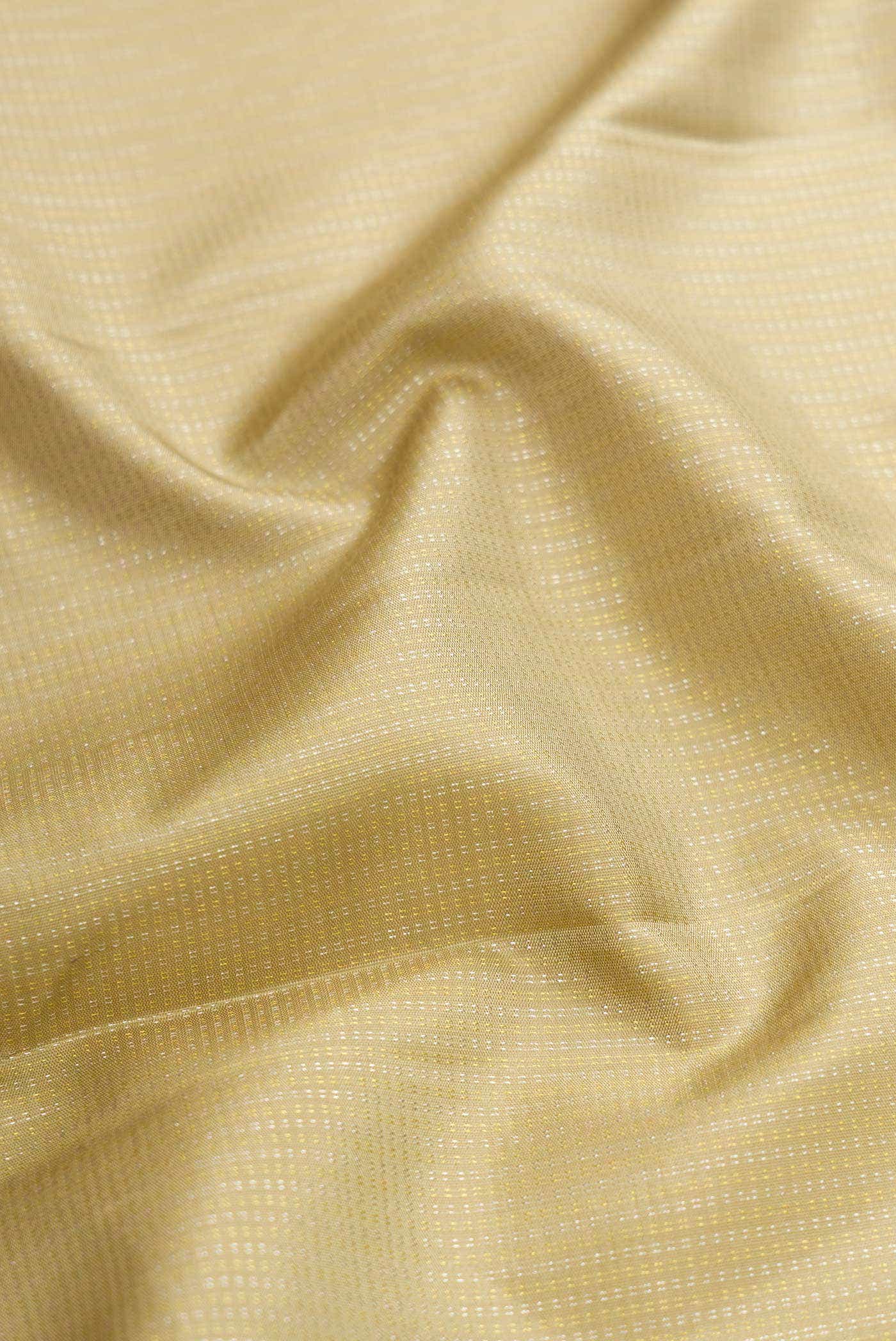 Beige Dual Tone Kanchipuram Silk Saree