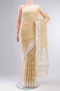 Sandal Organza Silk Saree