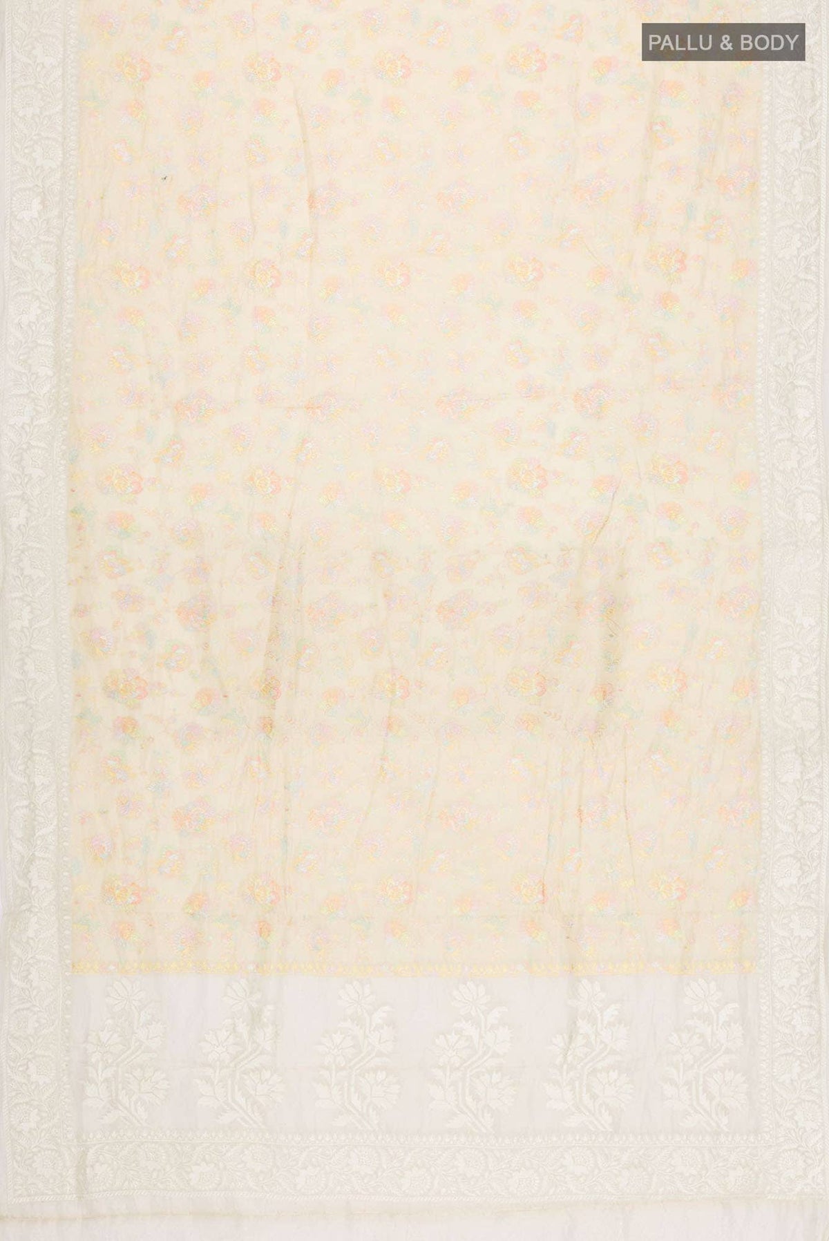 Sandal Organza Silk Saree