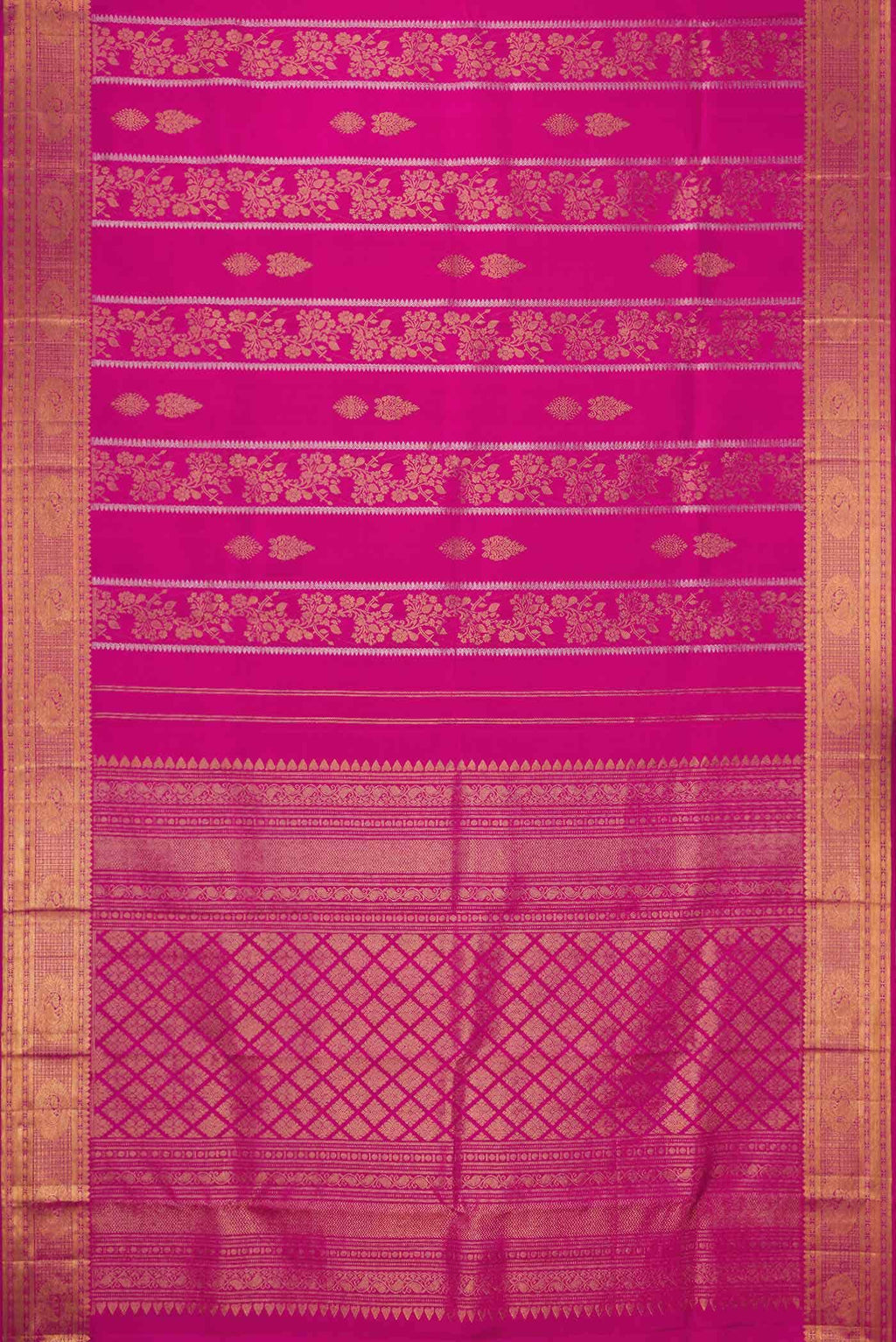 Green Dual Tone Kanchipuram Silk Saree