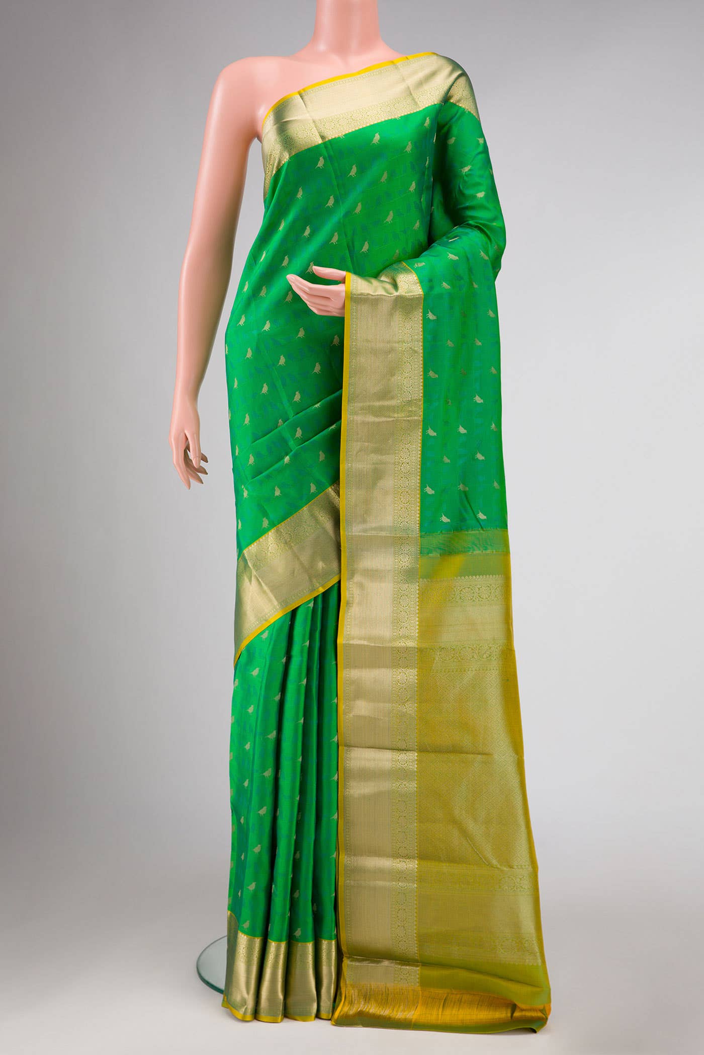 Green Kanchipuram Silk Saree