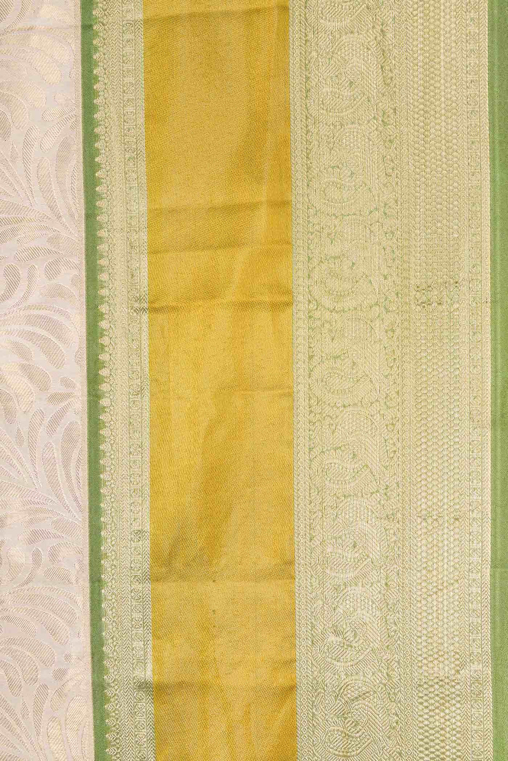 Beige Kanchipuram Silk Saree