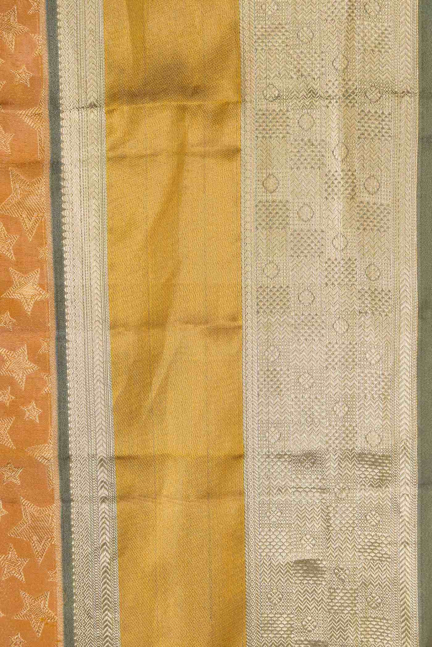 Gold Kanchipuram Tissue Silk Saree