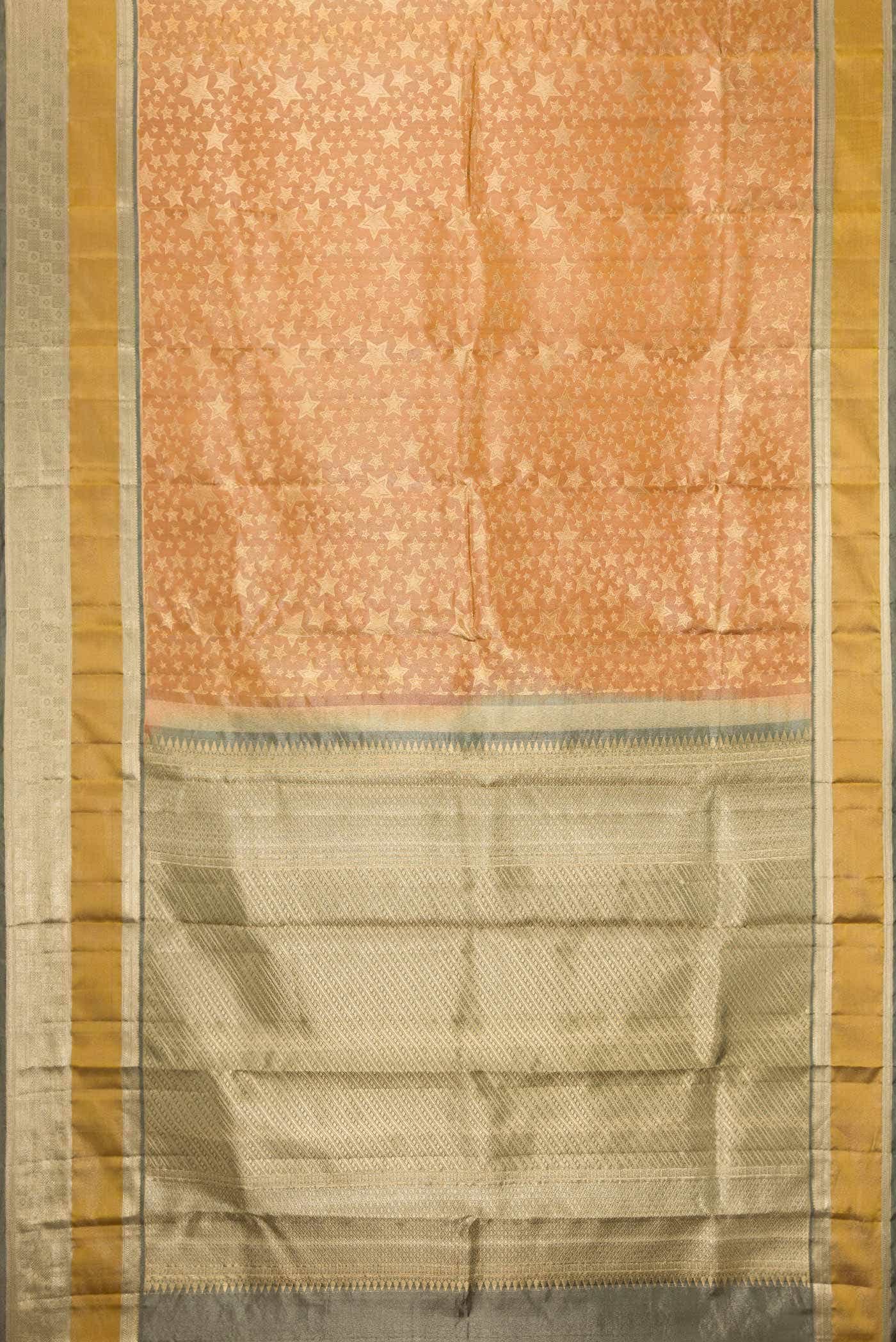 Gold Kanchipuram Tissue Silk Saree