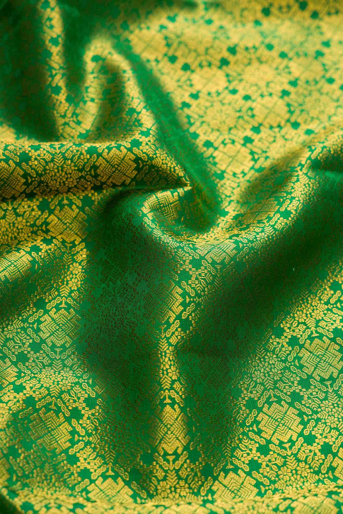 Green Kanchipuram Silk Saree
