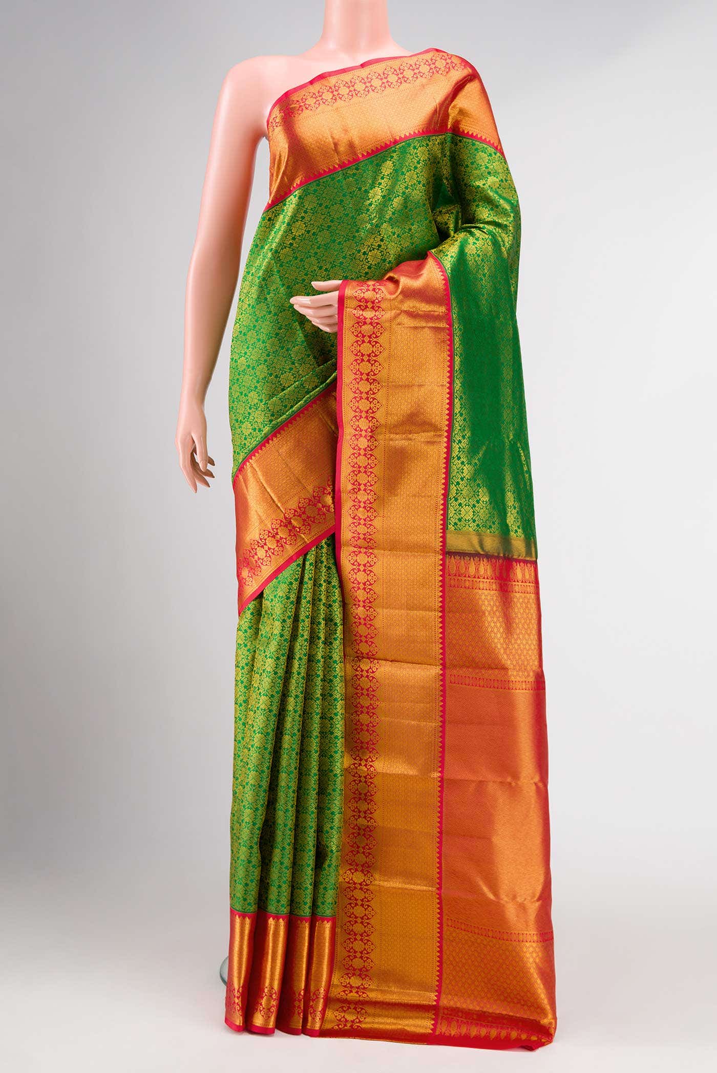 Green Kanchipuram Silk Saree