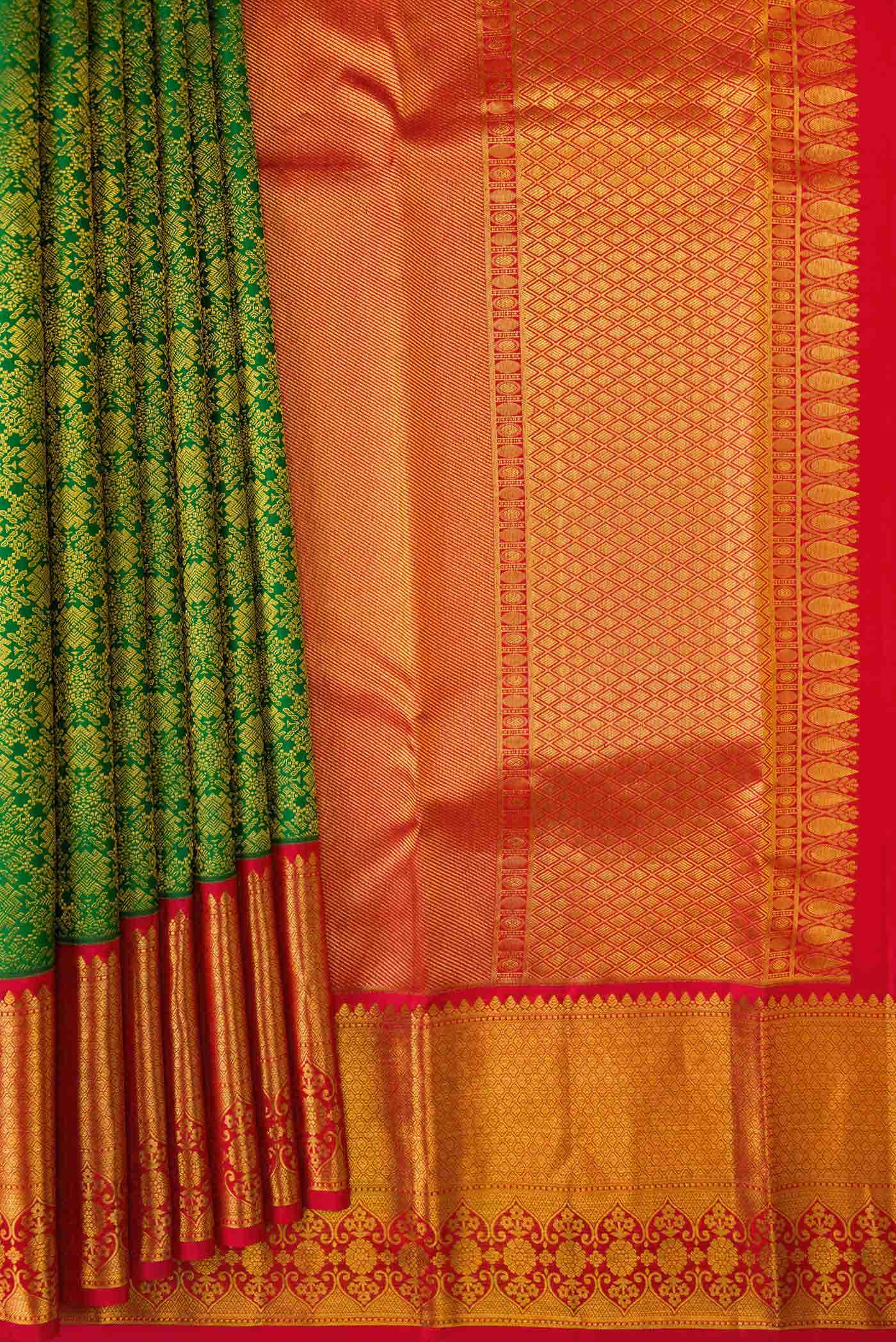 Green Kanchipuram Silk Saree