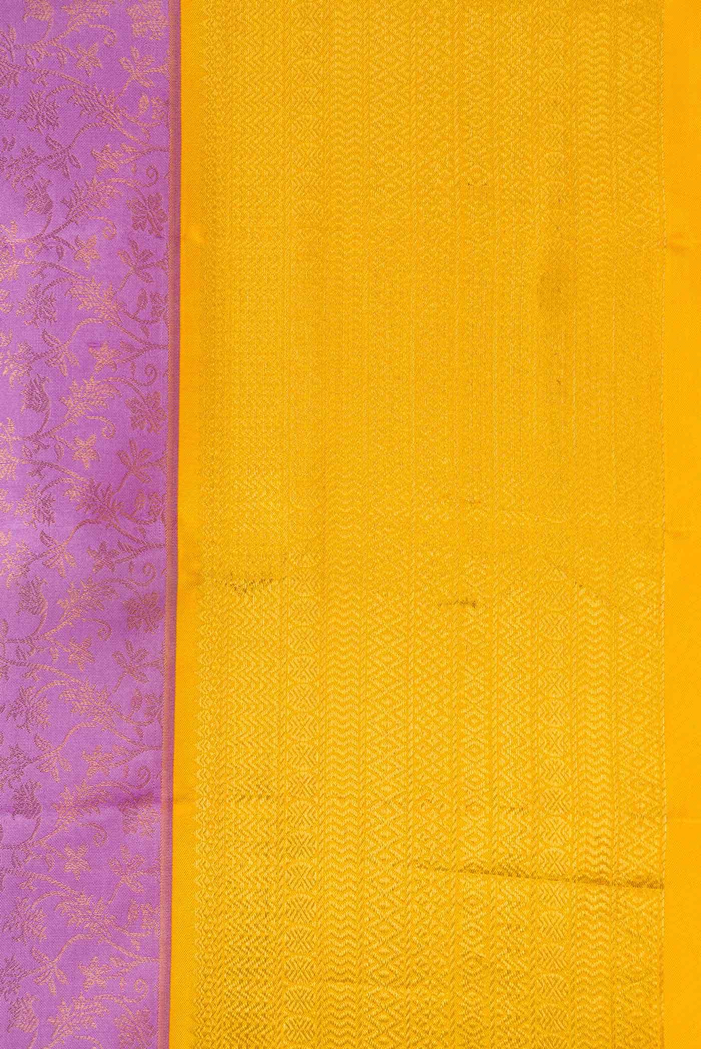 Lavender Kanchipuram Silk Saree