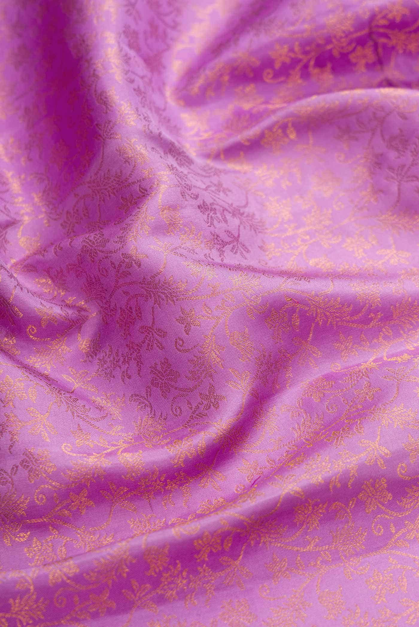 Lavender Kanchipuram Silk Saree