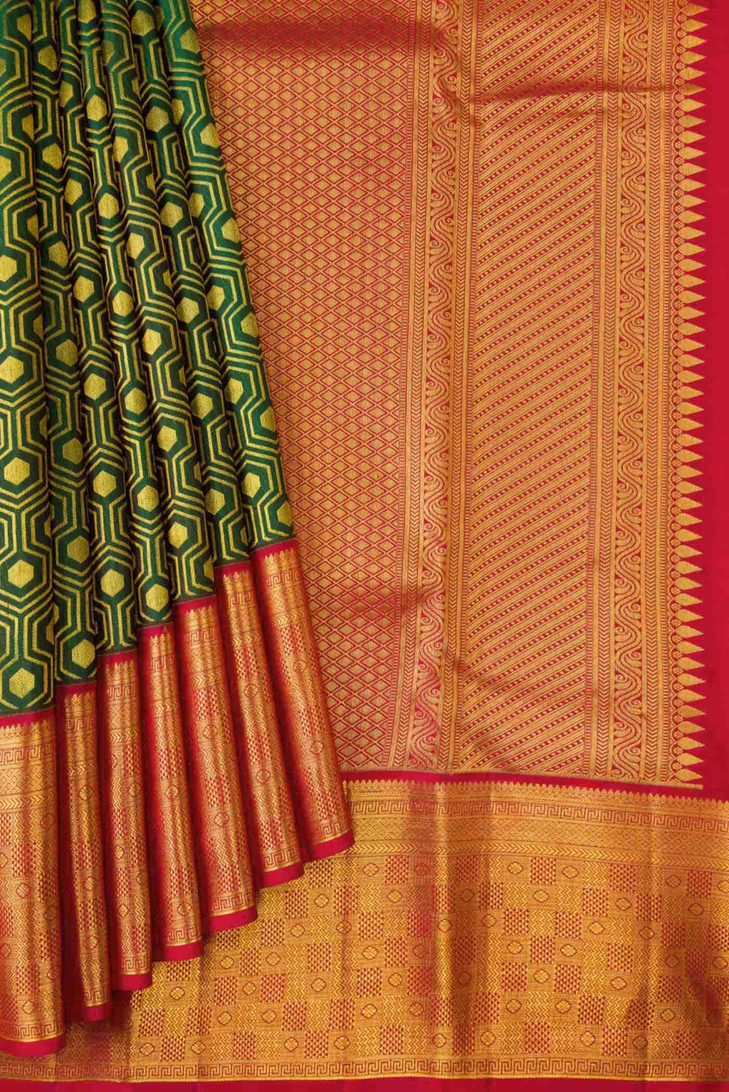 Green Kanchipuram Silk Saree