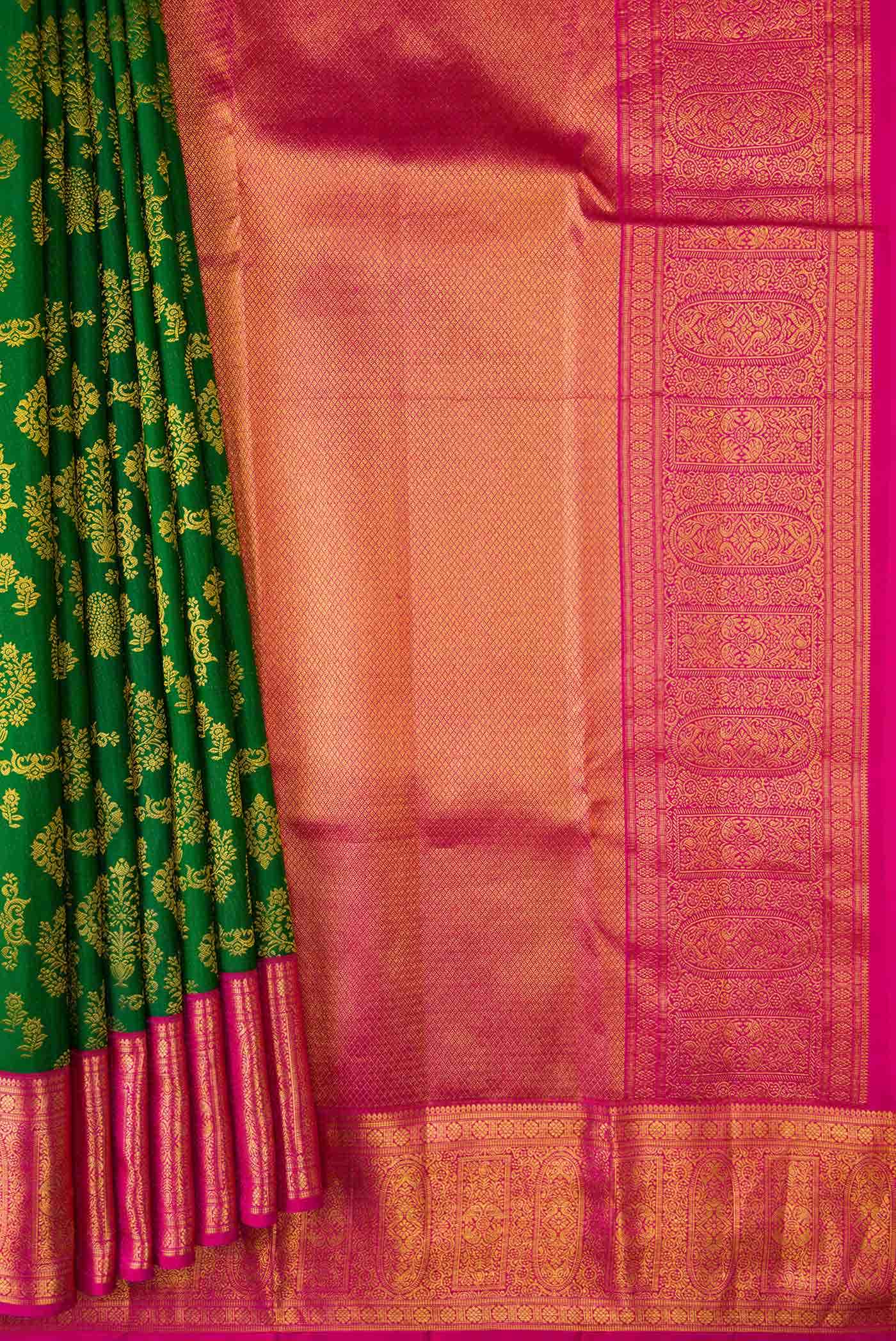 Green Kanchipuram Silk Saree