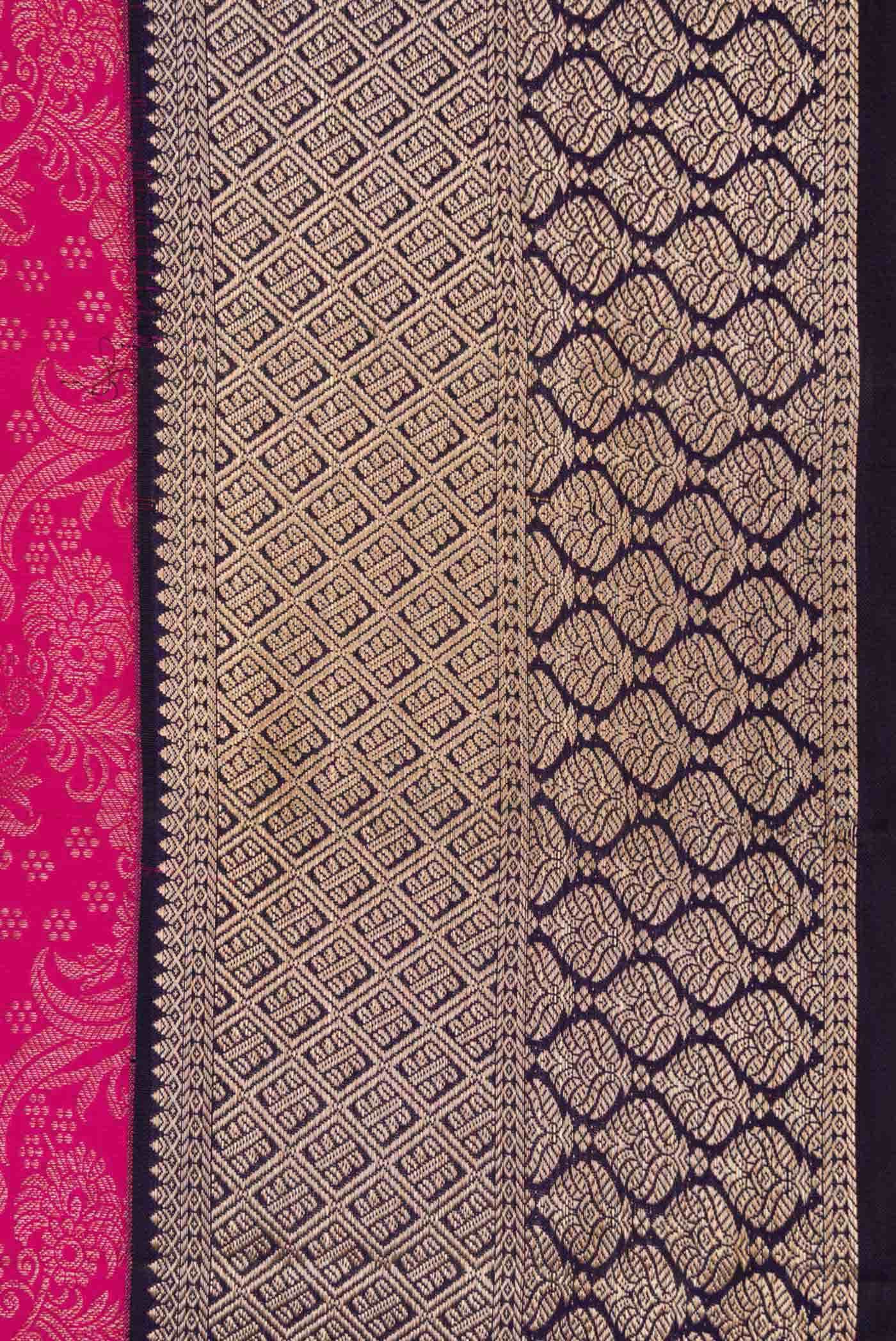 Pink Kanchipuram Silk Saree