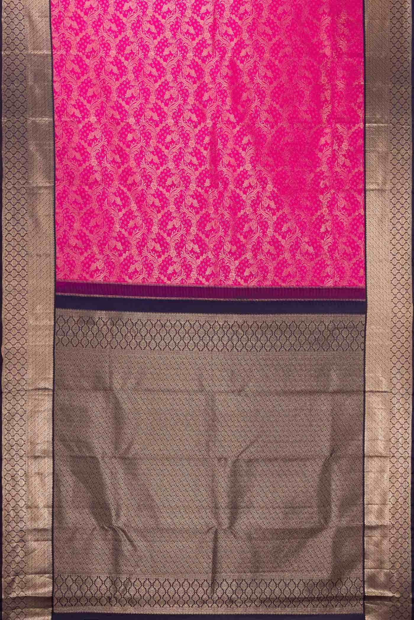 Pink Kanchipuram Silk Saree
