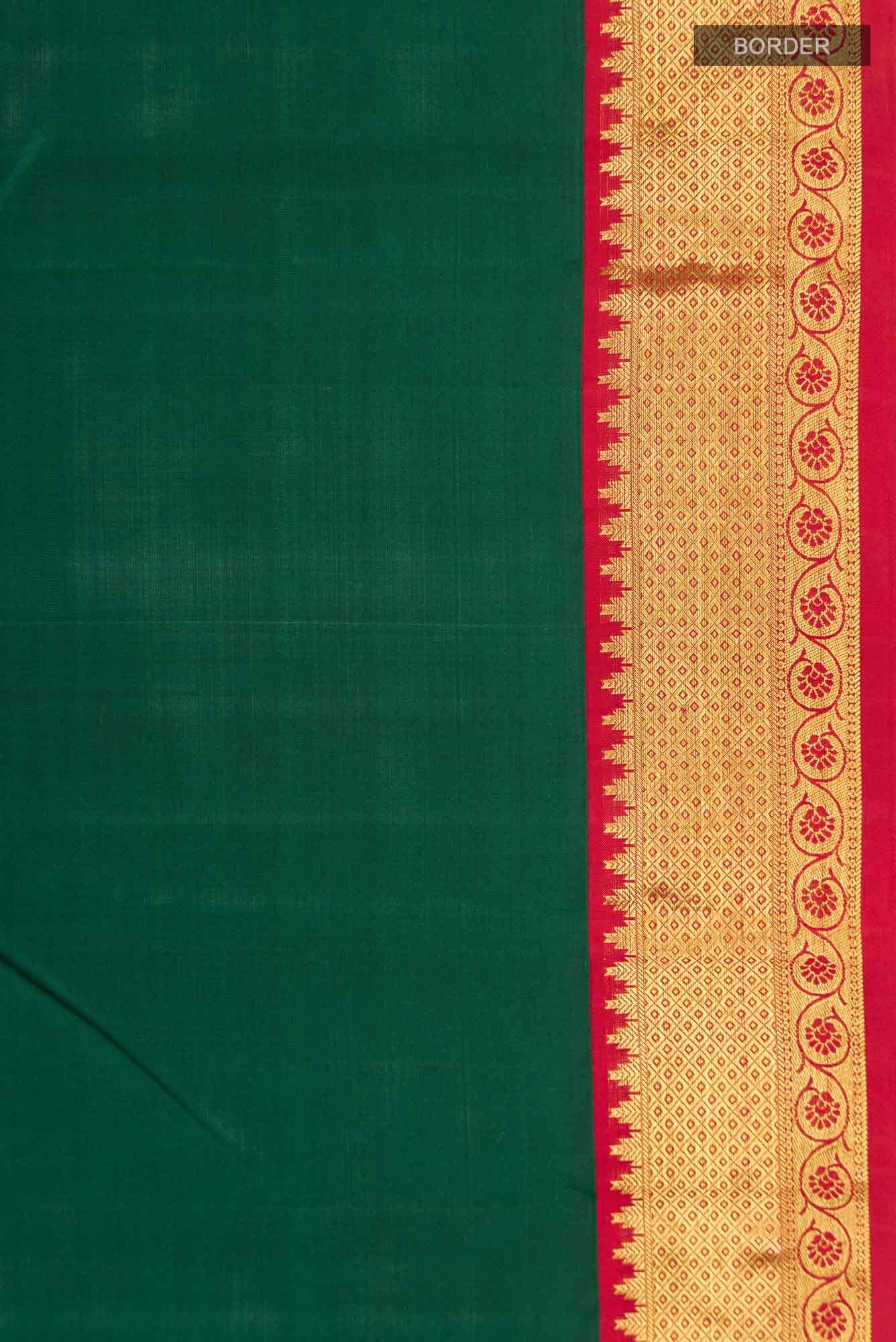 Green Kanchipuram Silk Saree