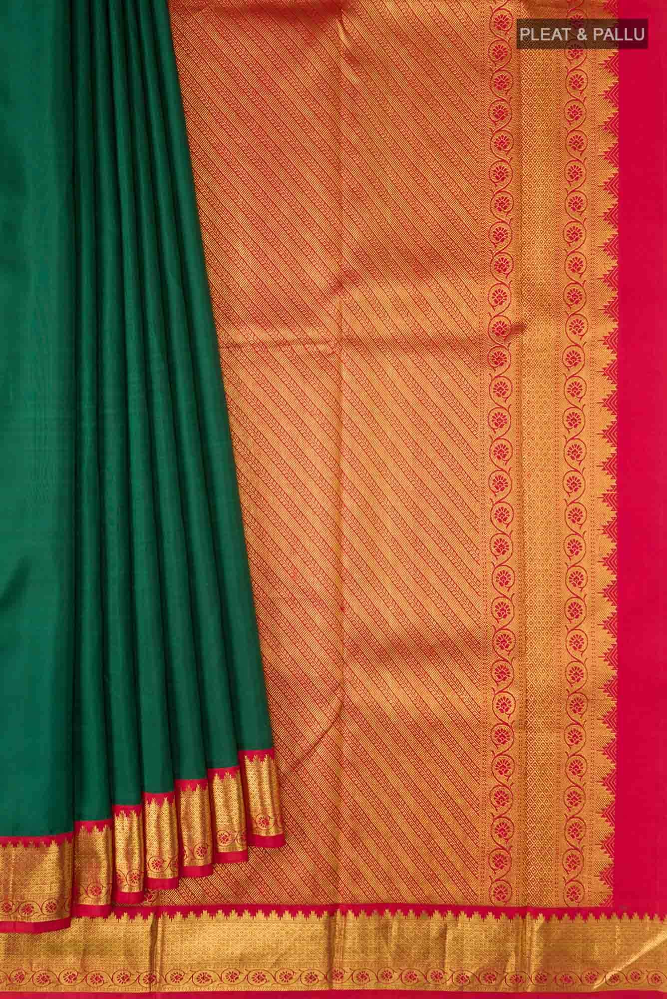 Green Kanchipuram Silk Saree