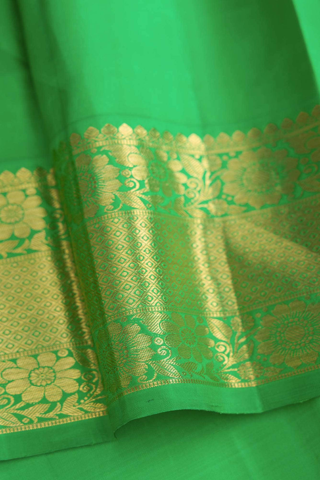 Pure Silk Pure Zari Red Dual Tone Kanchipuram Saree