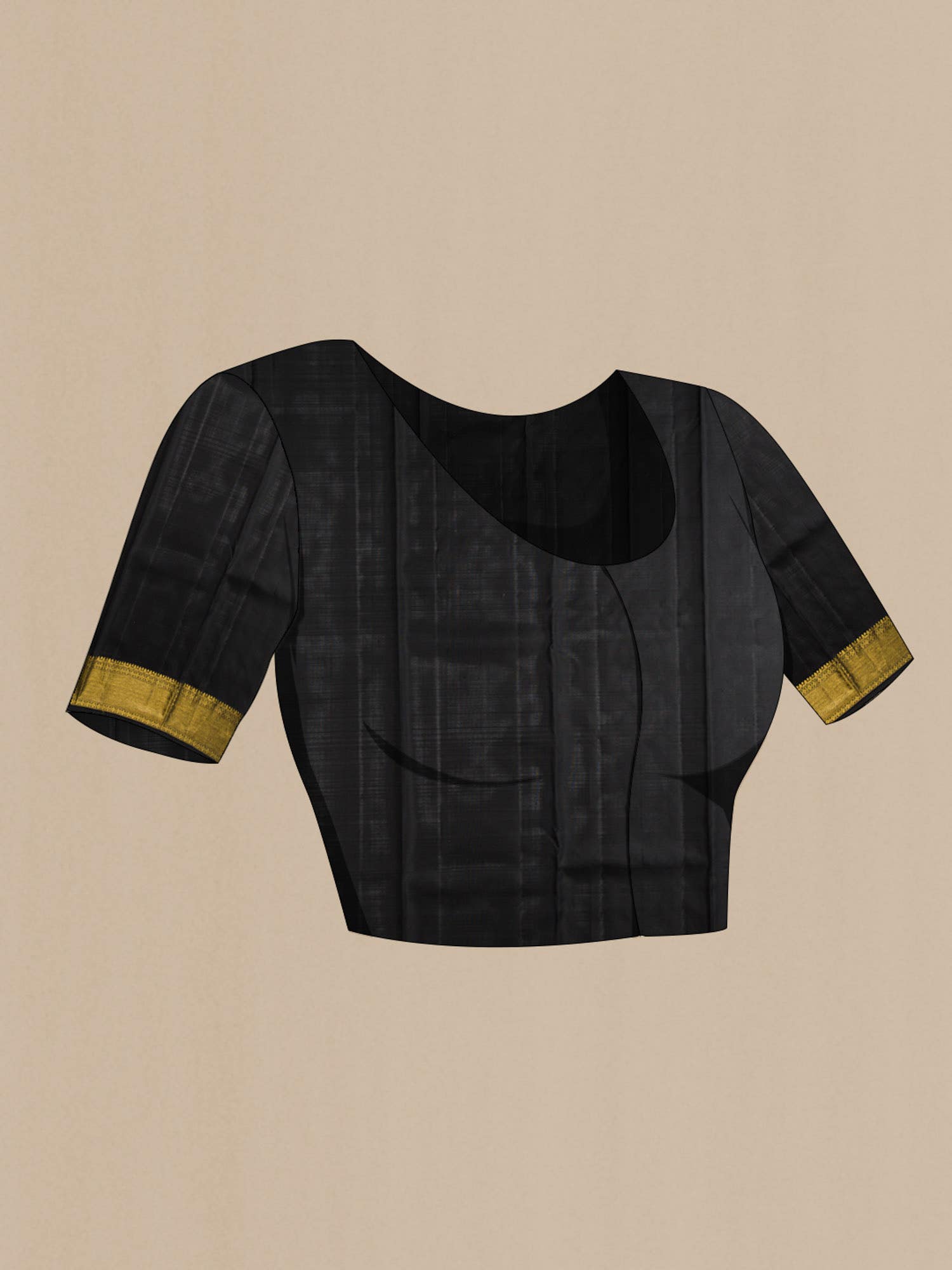Black Kanchipuram Silk Saree