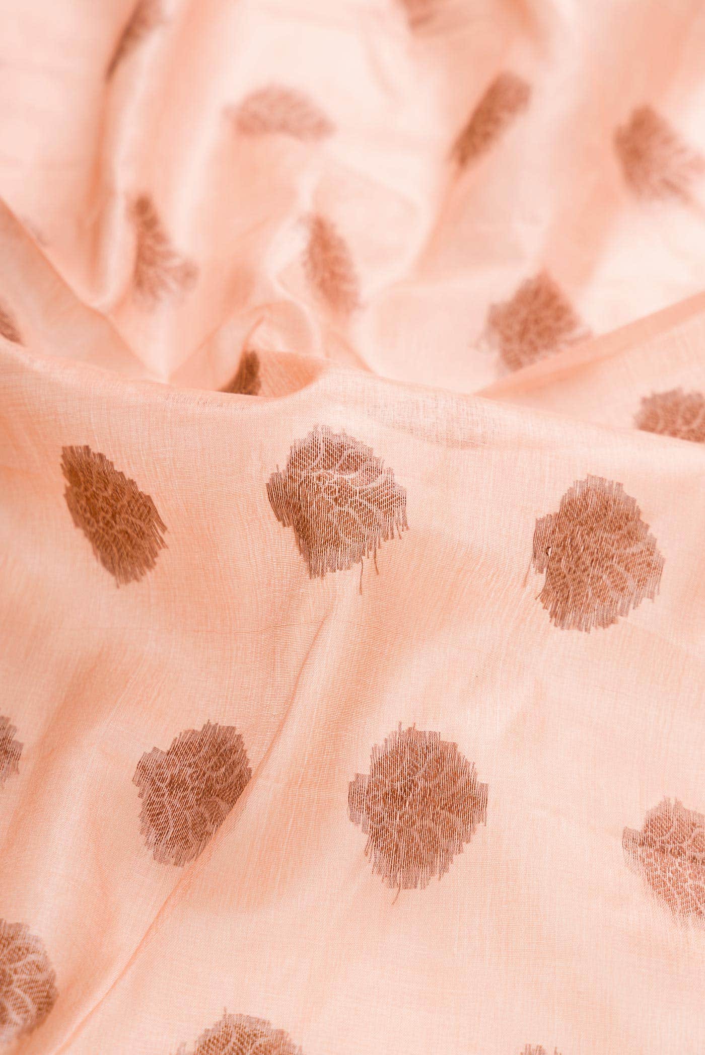 Pink Dual Tone Tussar Silk Saree