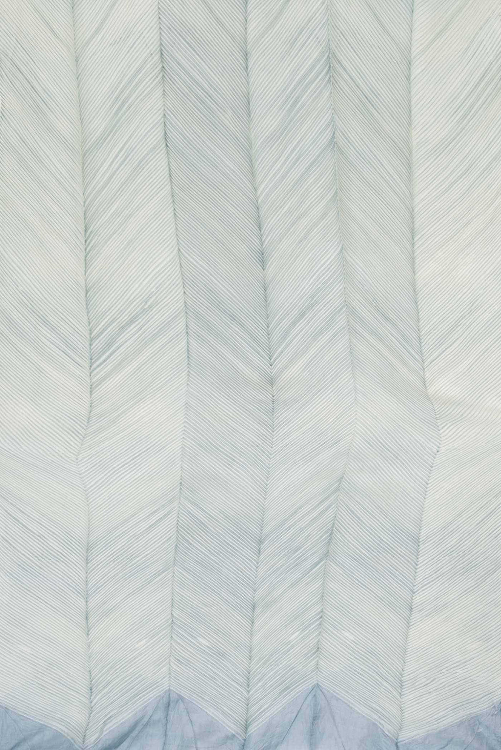 Grey Dual Tone Tussar Silk Saree