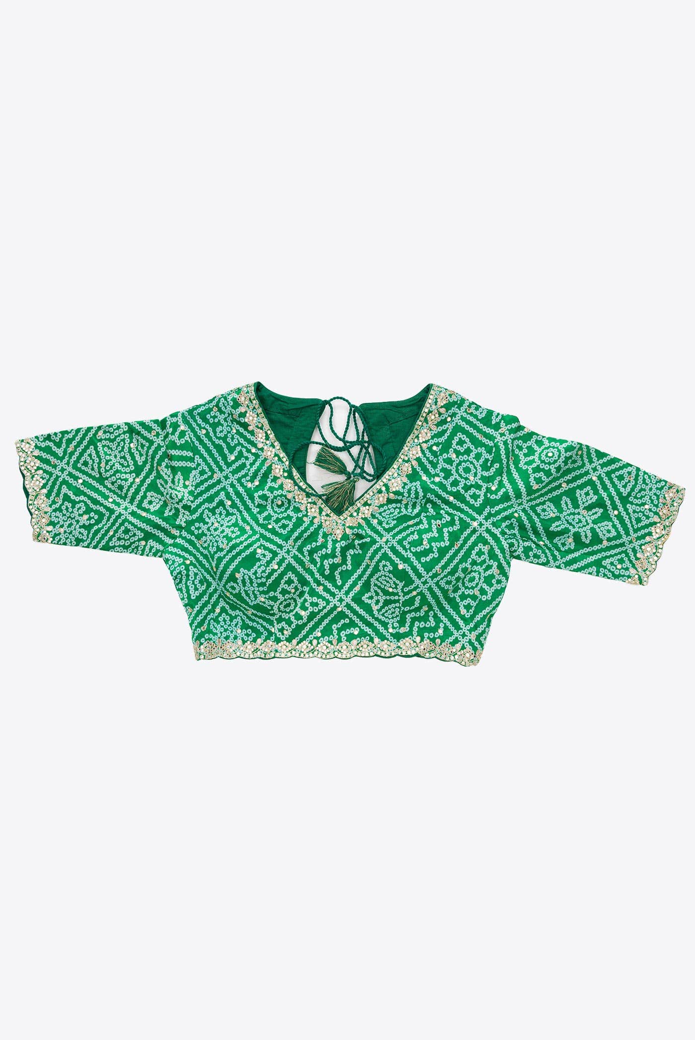 Green Dual Tone Tussar Silk Saree