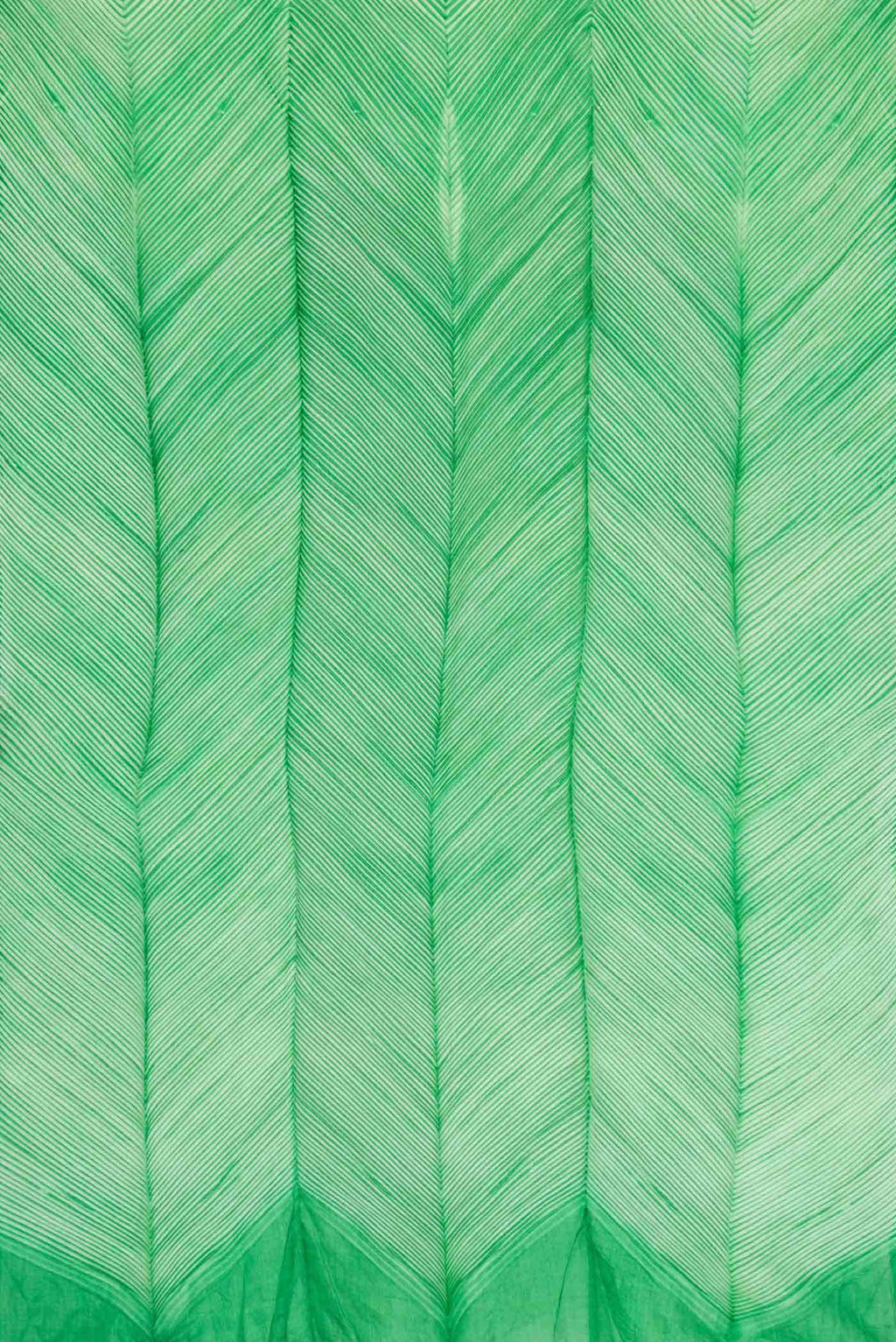 Green Dual Tone Tussar Silk Saree