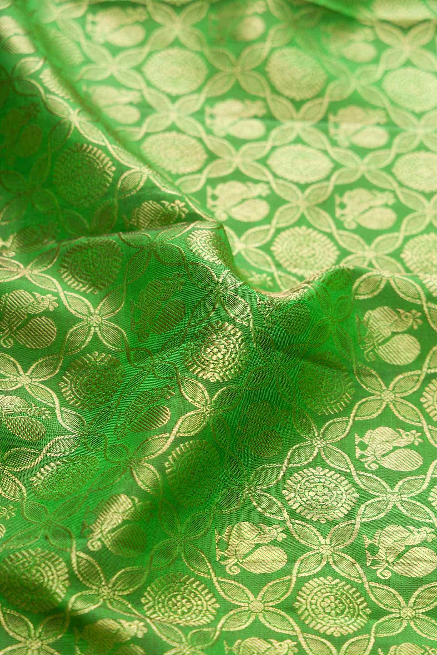 Green Kanchipuram Silk Saree